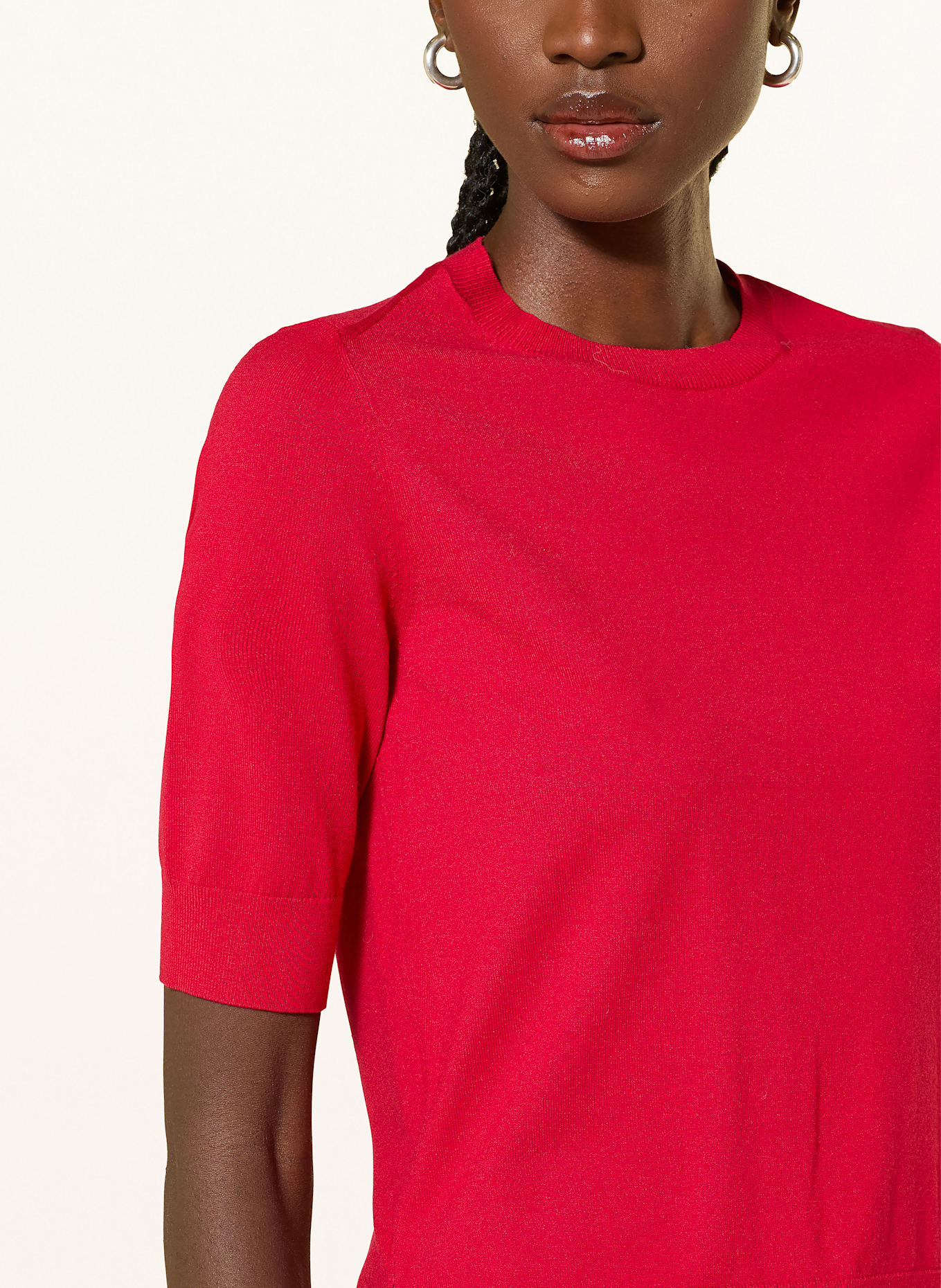 LUISA CERANO Úpletové tričko: ČERVENÁ