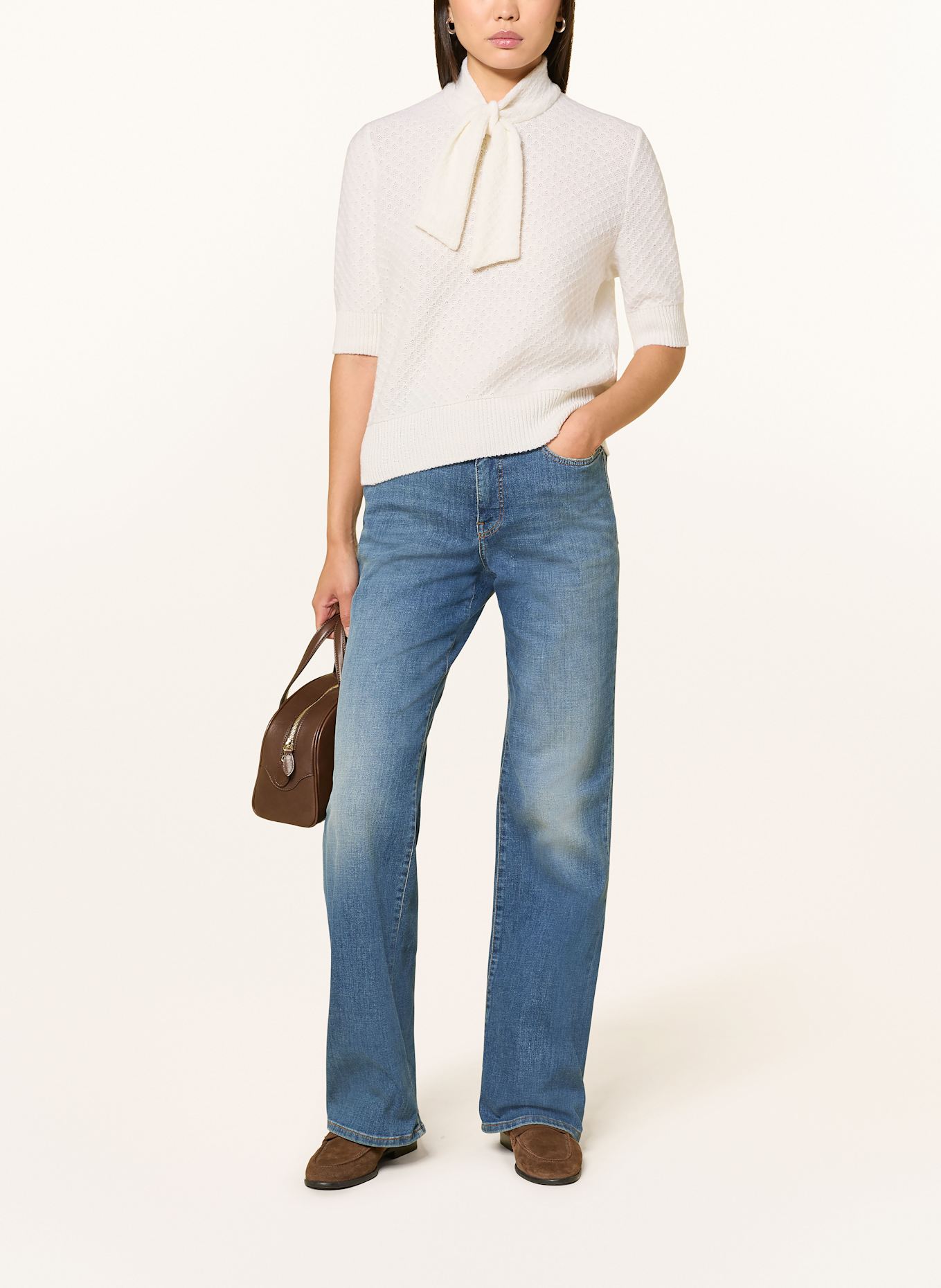 MARC CAIN Strickshirt mit Schluppe: 110 off