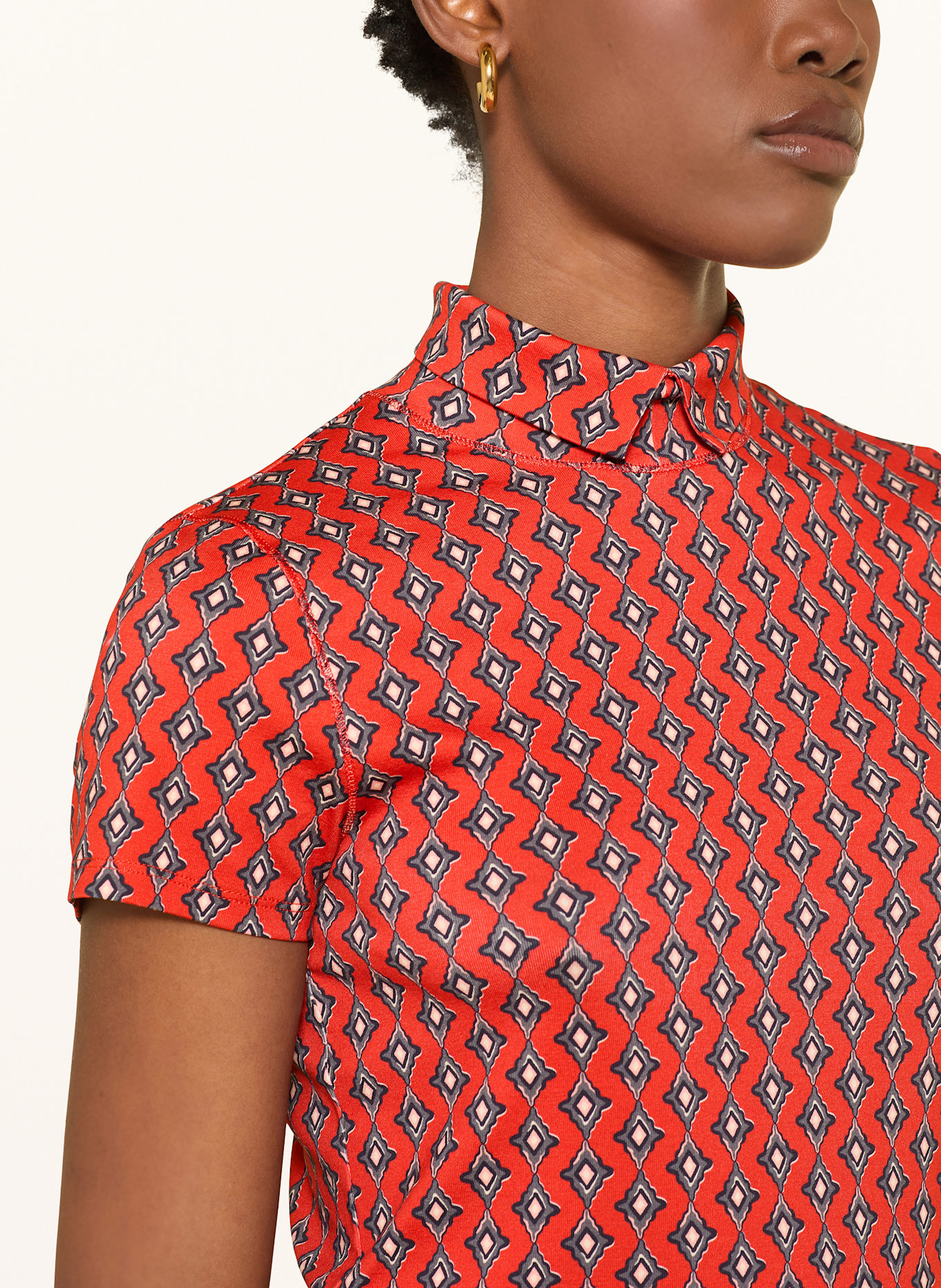 MARC CAIN T-Shirt: 279 aurora red