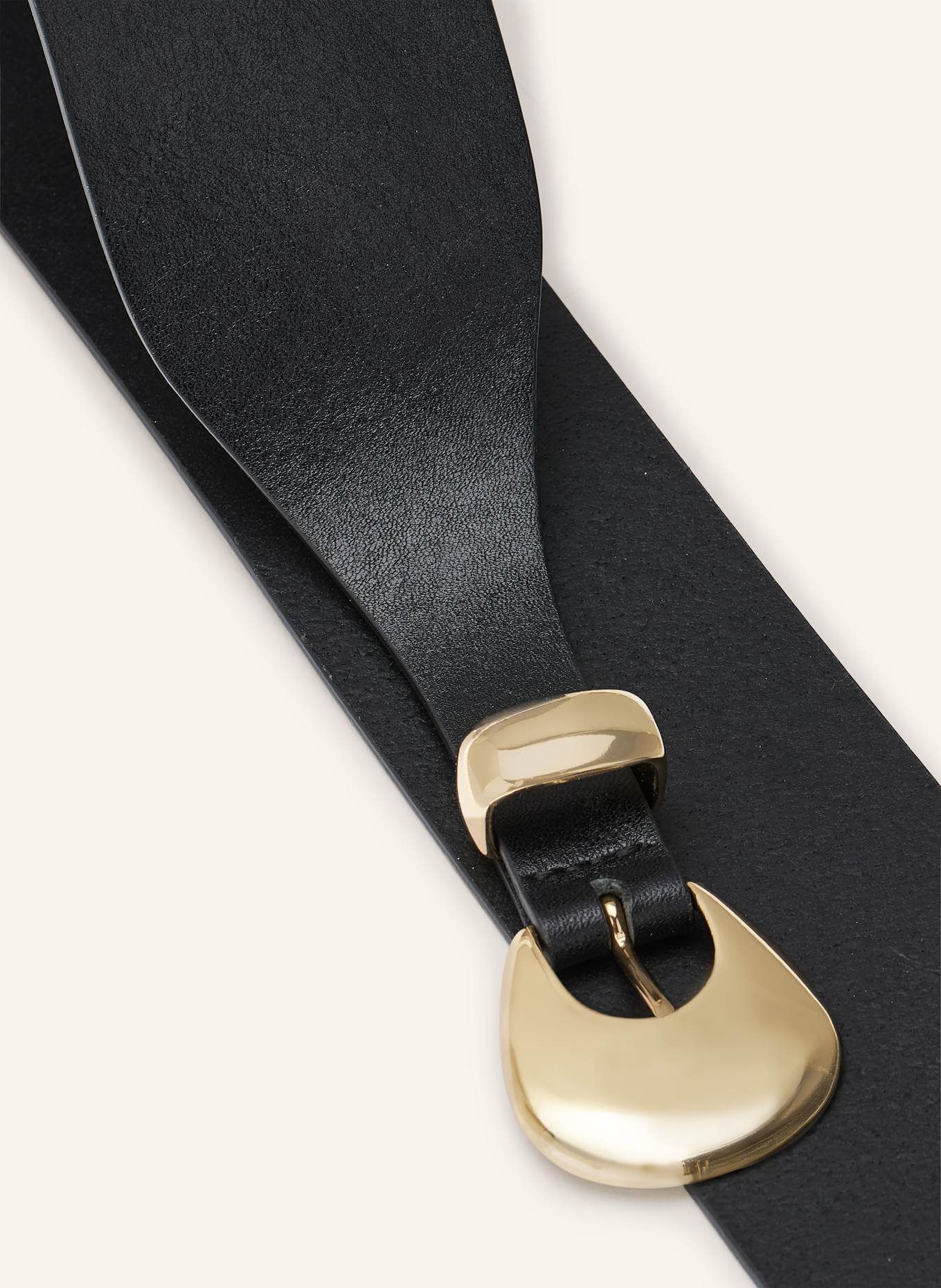 MARC CAIN Ledergürtel: 900 BLACK