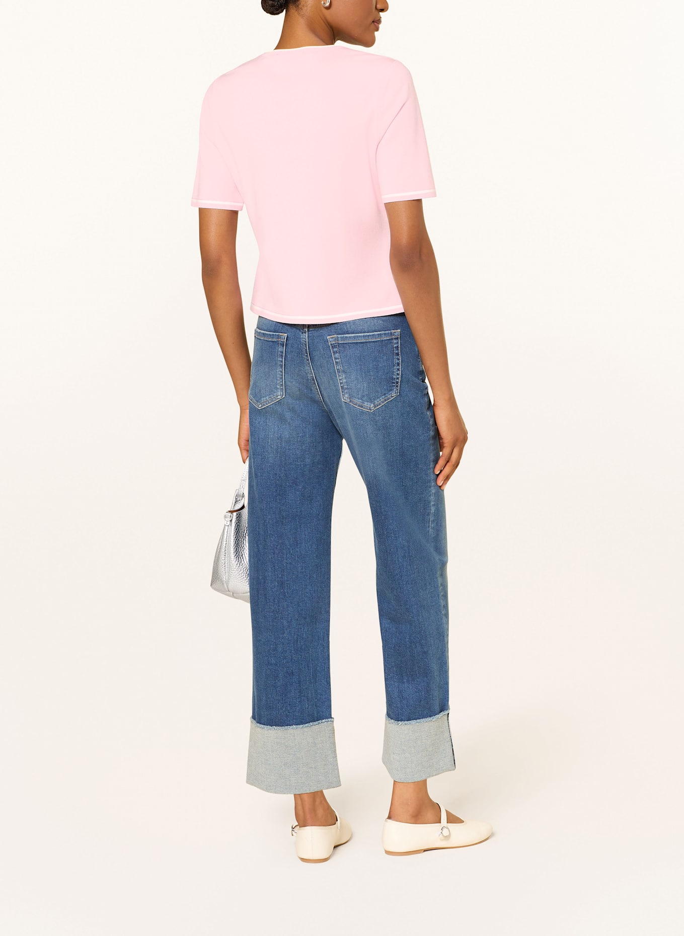 MARC CAIN Strickshirt: 255 pink tulle