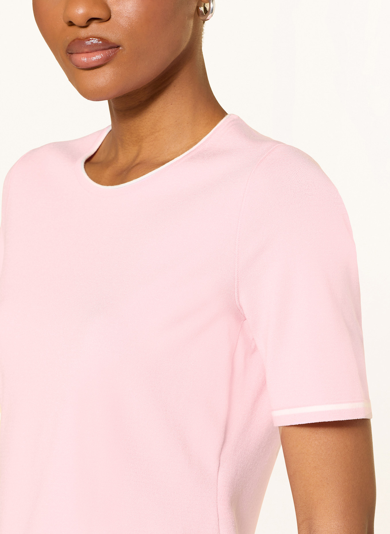 MARC CAIN Strickshirt: 255 pink tulle