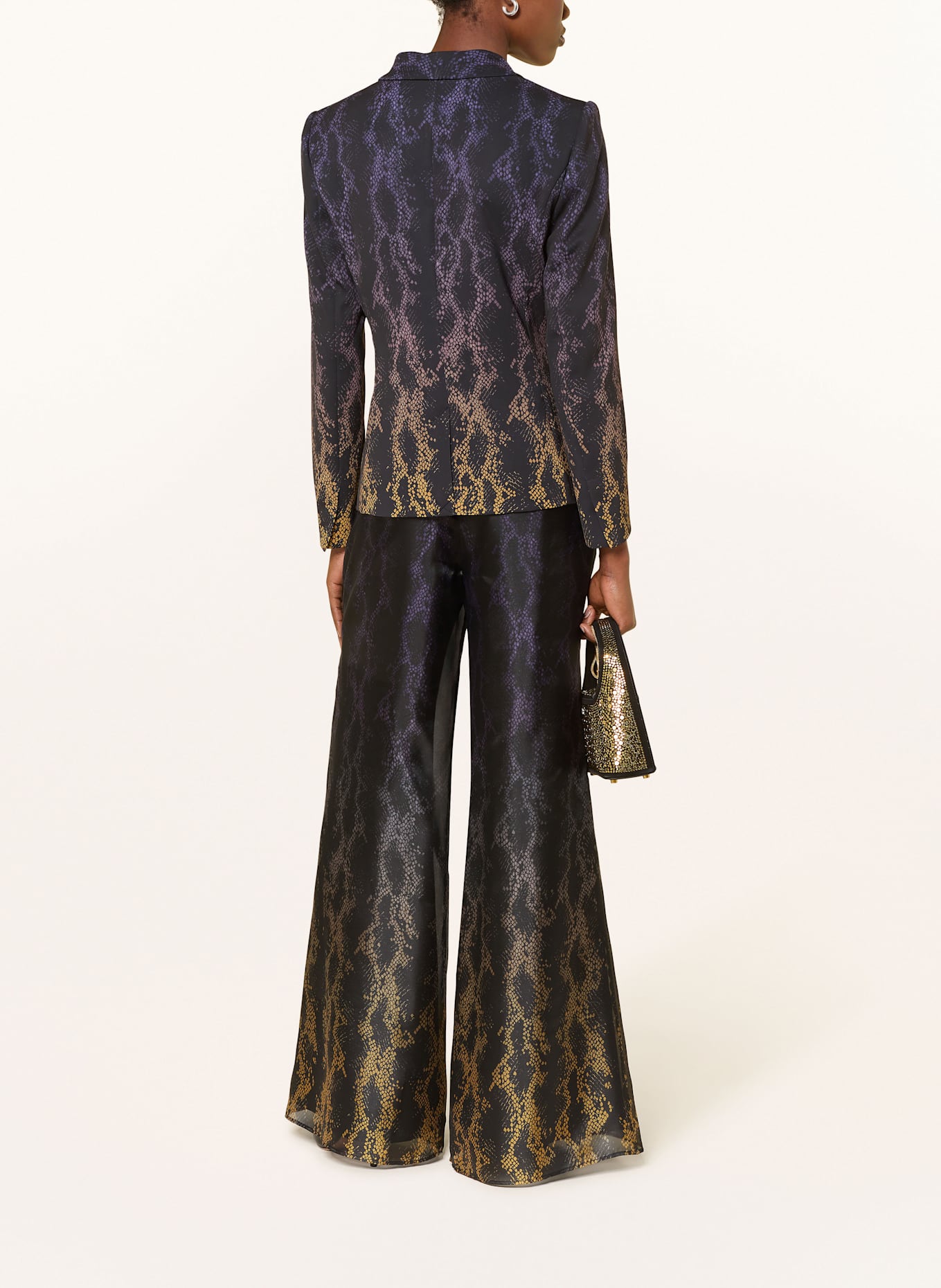 MARC CAIN Marlenehose: 917 black/amber gold