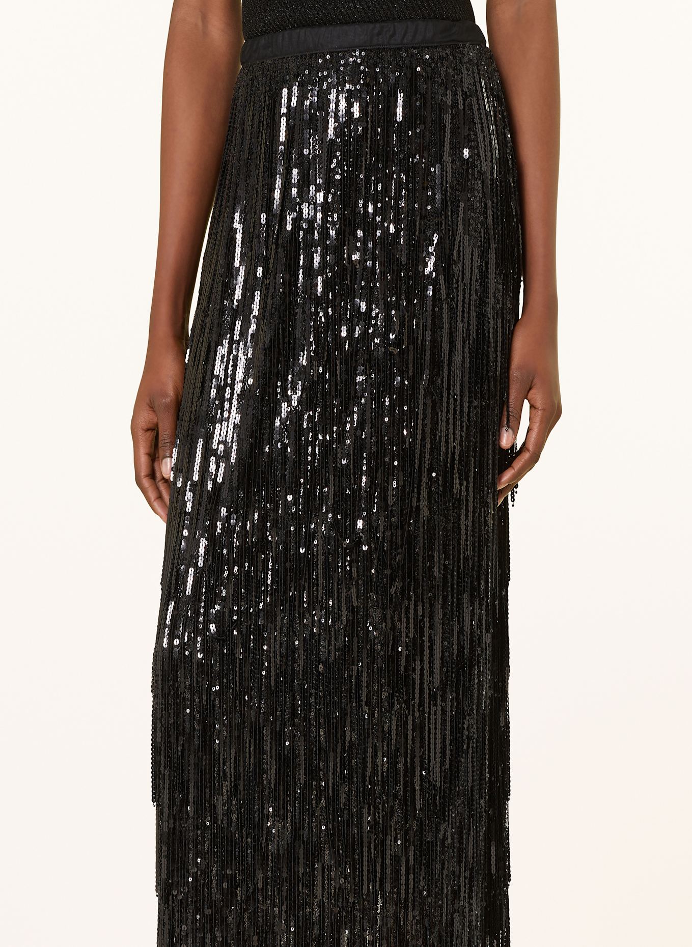 MARC CAIN Rock mit Partien: 900 BLACK