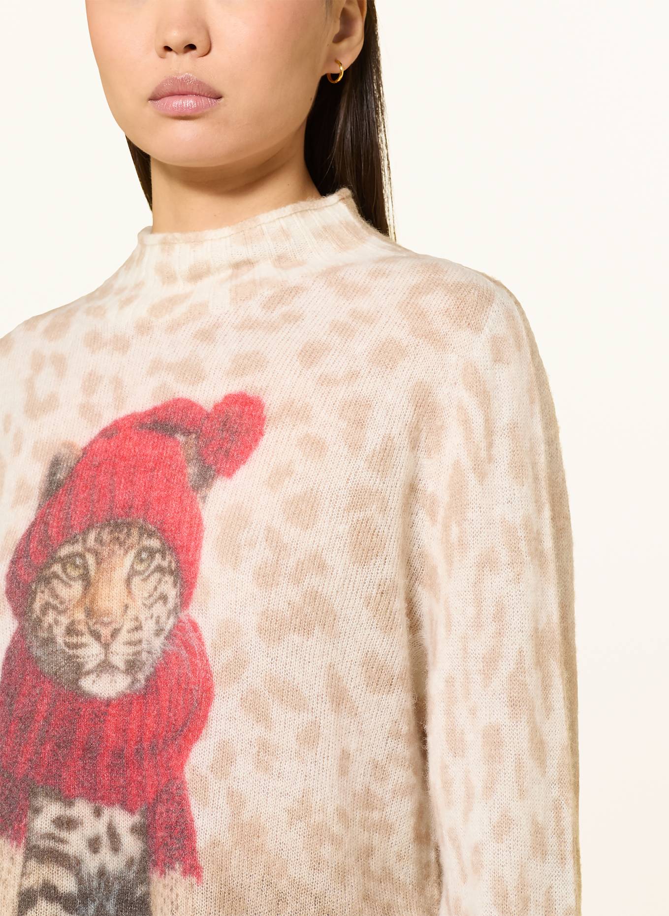 MARC CAIN Pullover mit Alpaka: 623 light brown