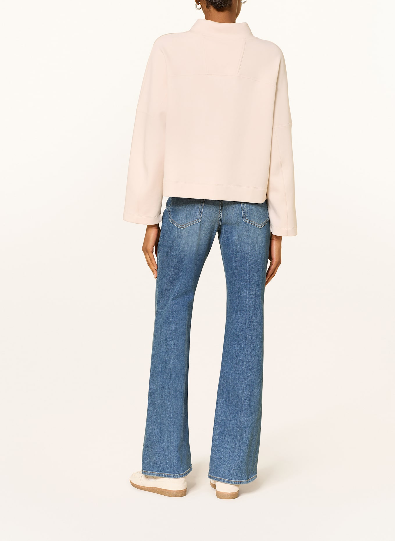 MARC CAIN Mikina s ozdobnými kamínky: 153 Magnolia