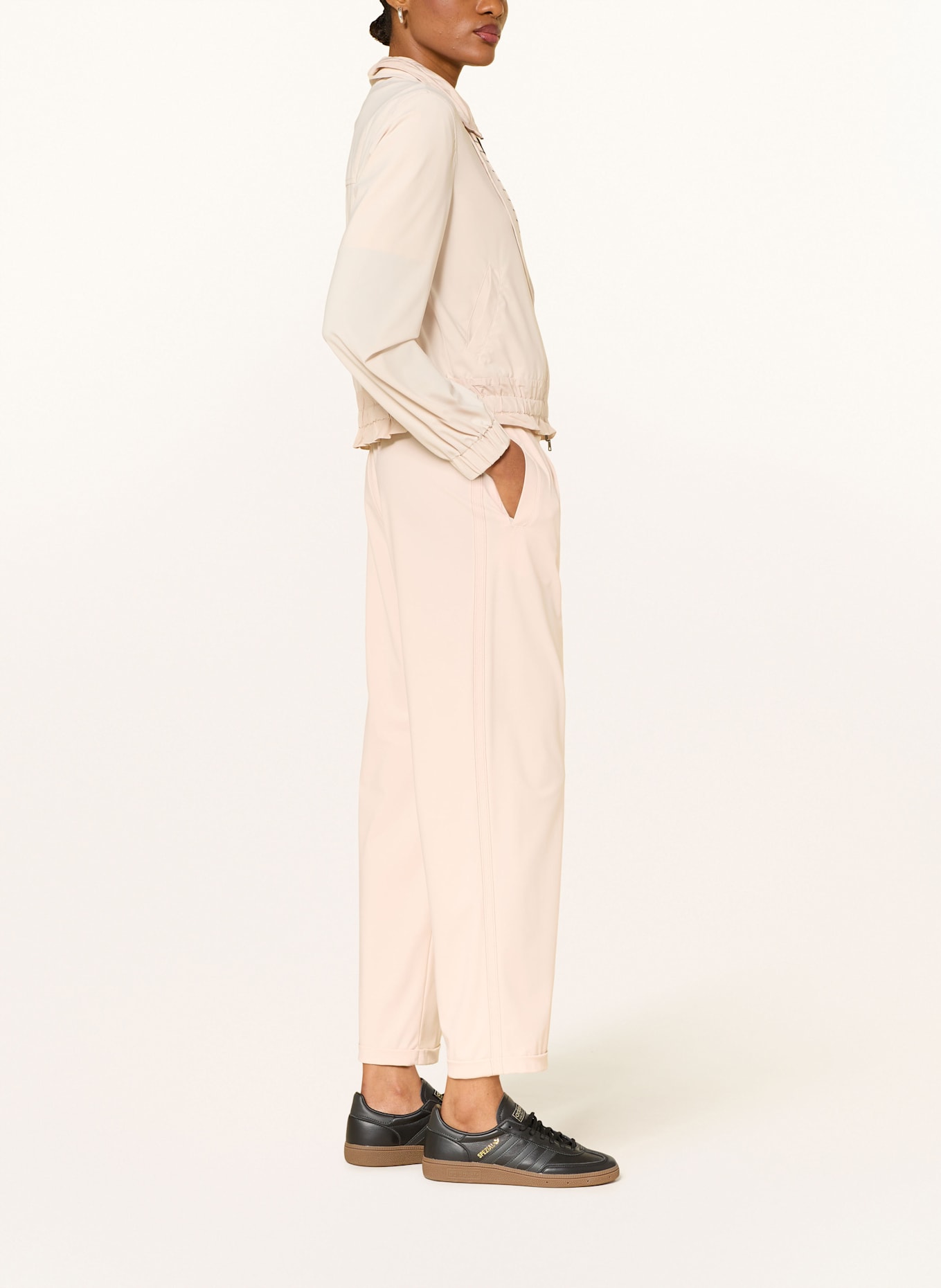 MARC CAIN 7/8-Hose mit Galonstreifen: 153 Magnolia