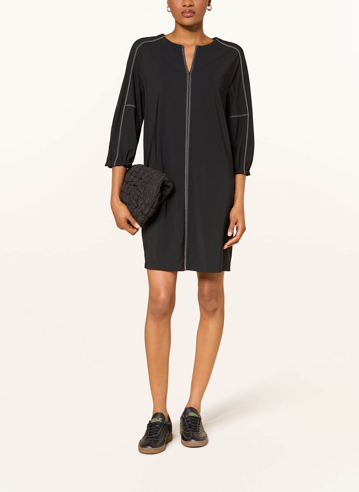 MARC CAIN Kleid mit 3/4-Arm: 900 BLACK