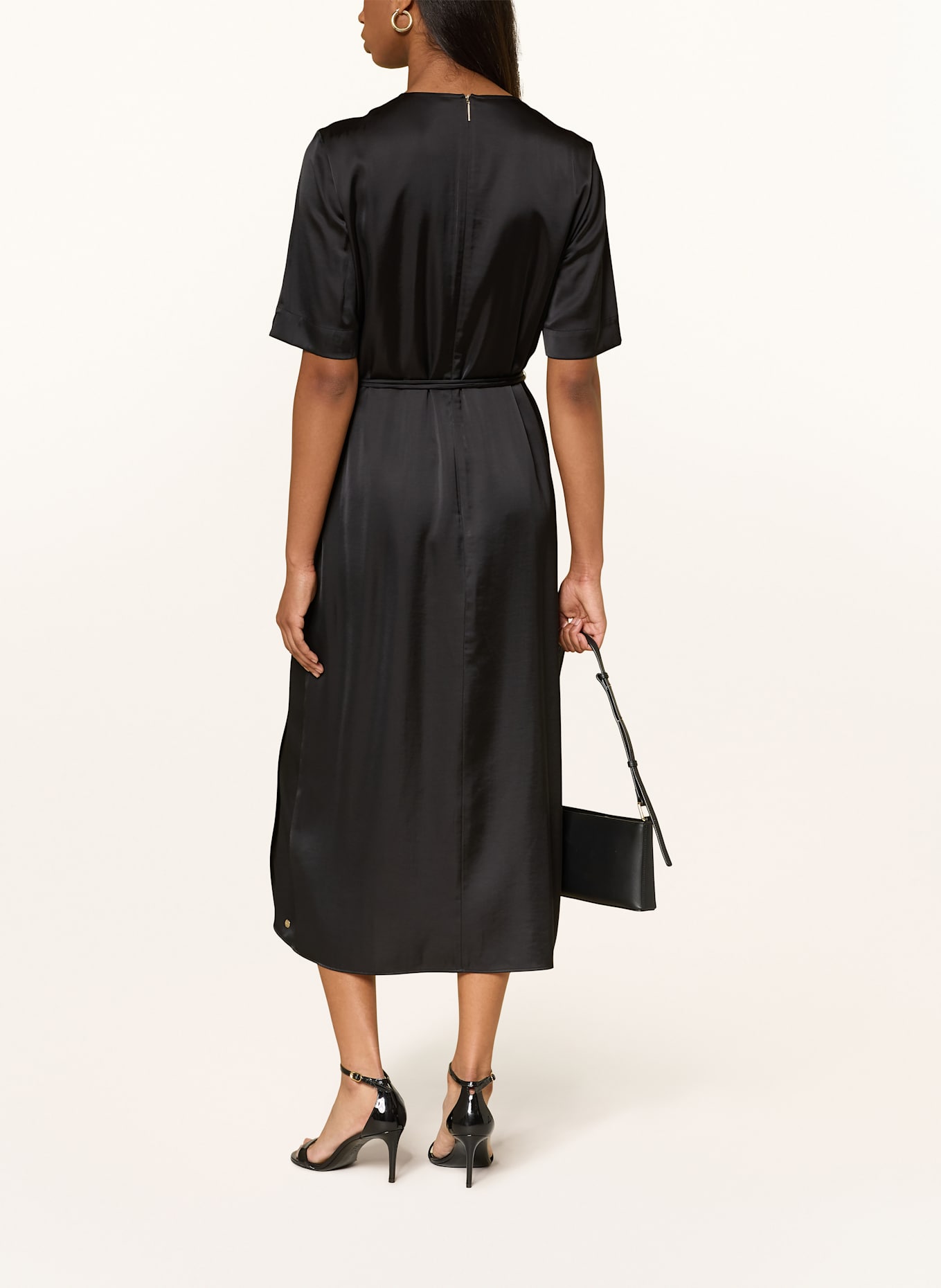 MARC CAIN Satinkleid: 900 BLACK