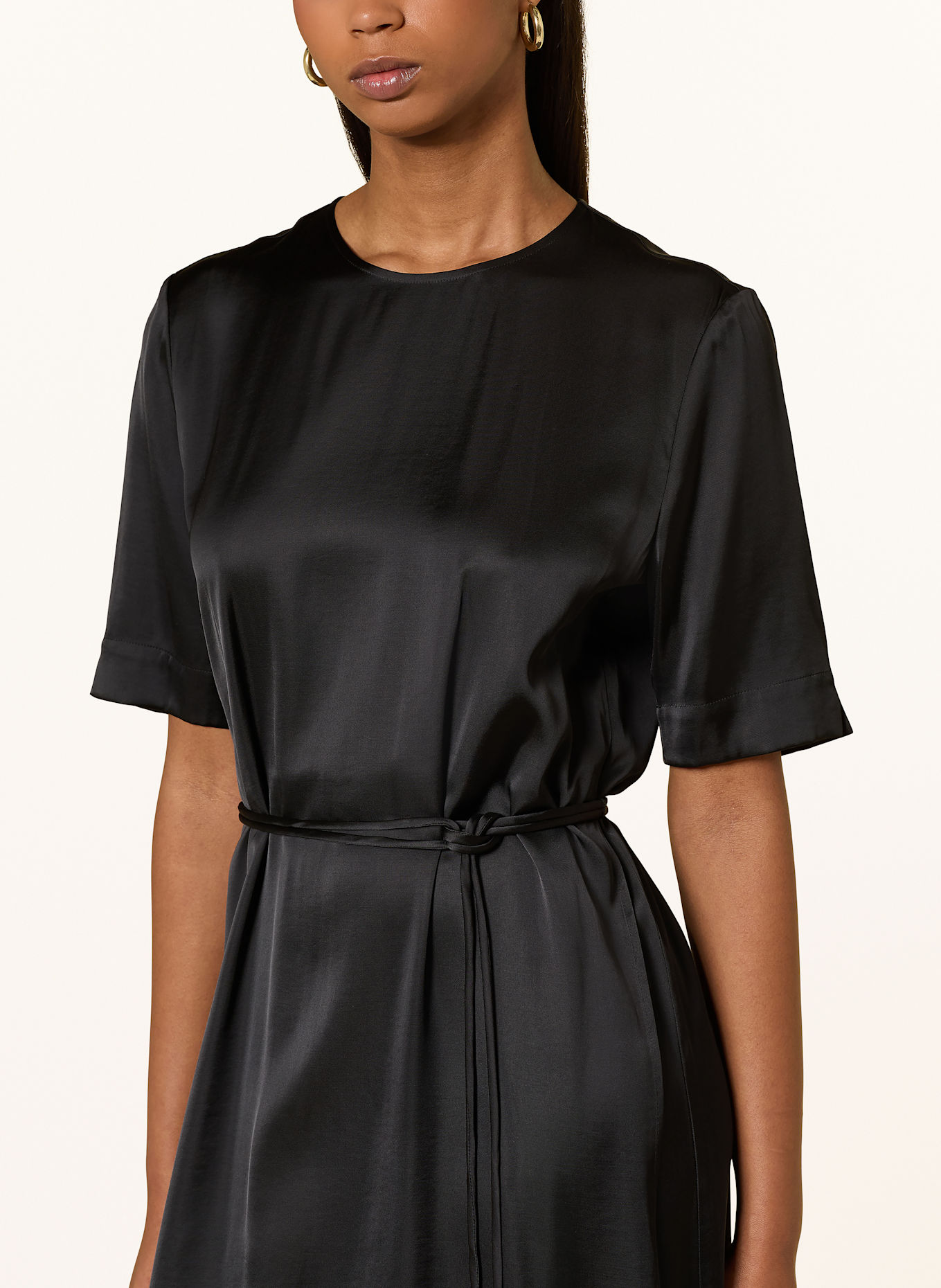 MARC CAIN Satinkleid: 900 BLACK