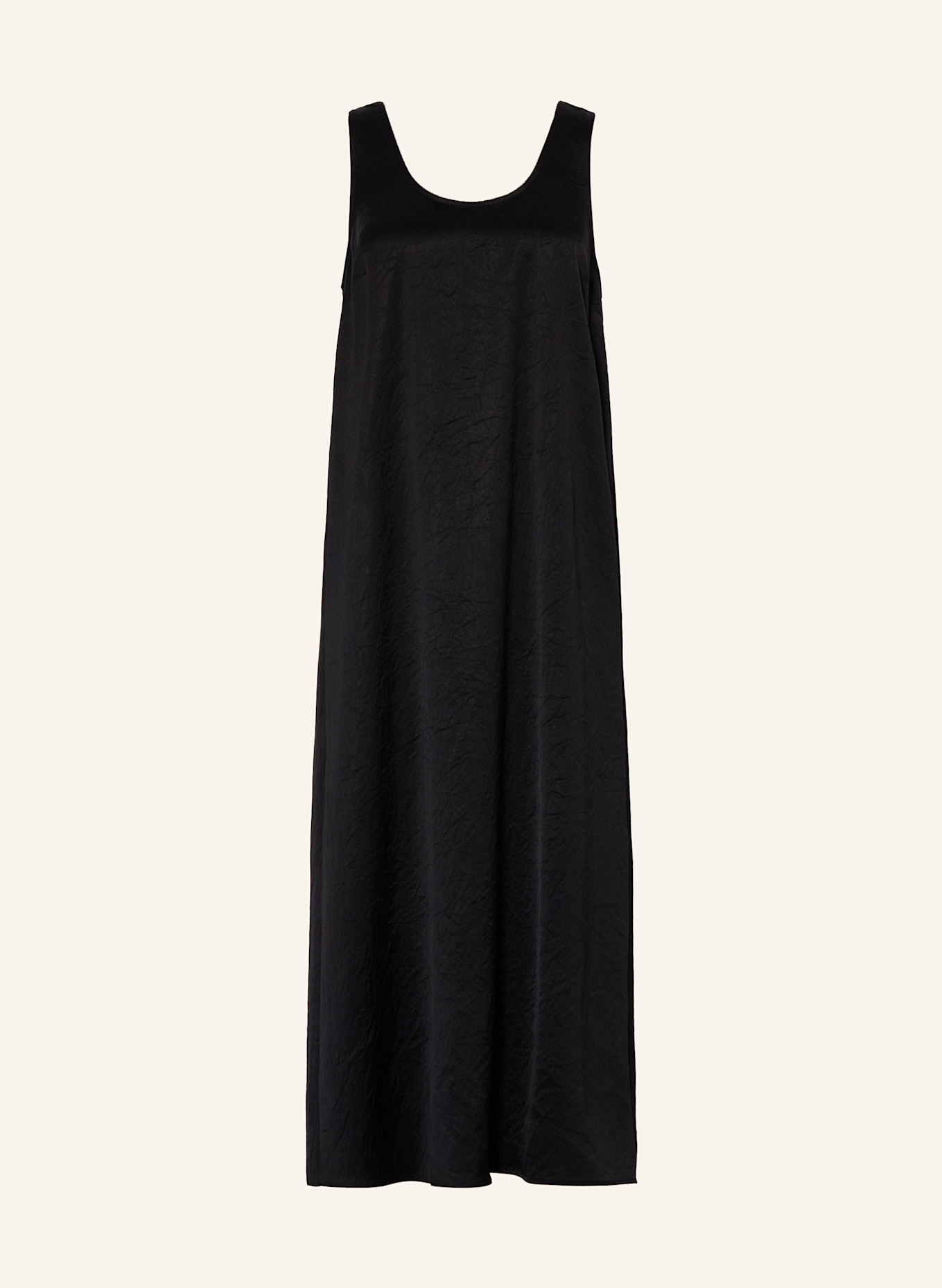 MARC CAIN Satinkleid: SCHWARZ