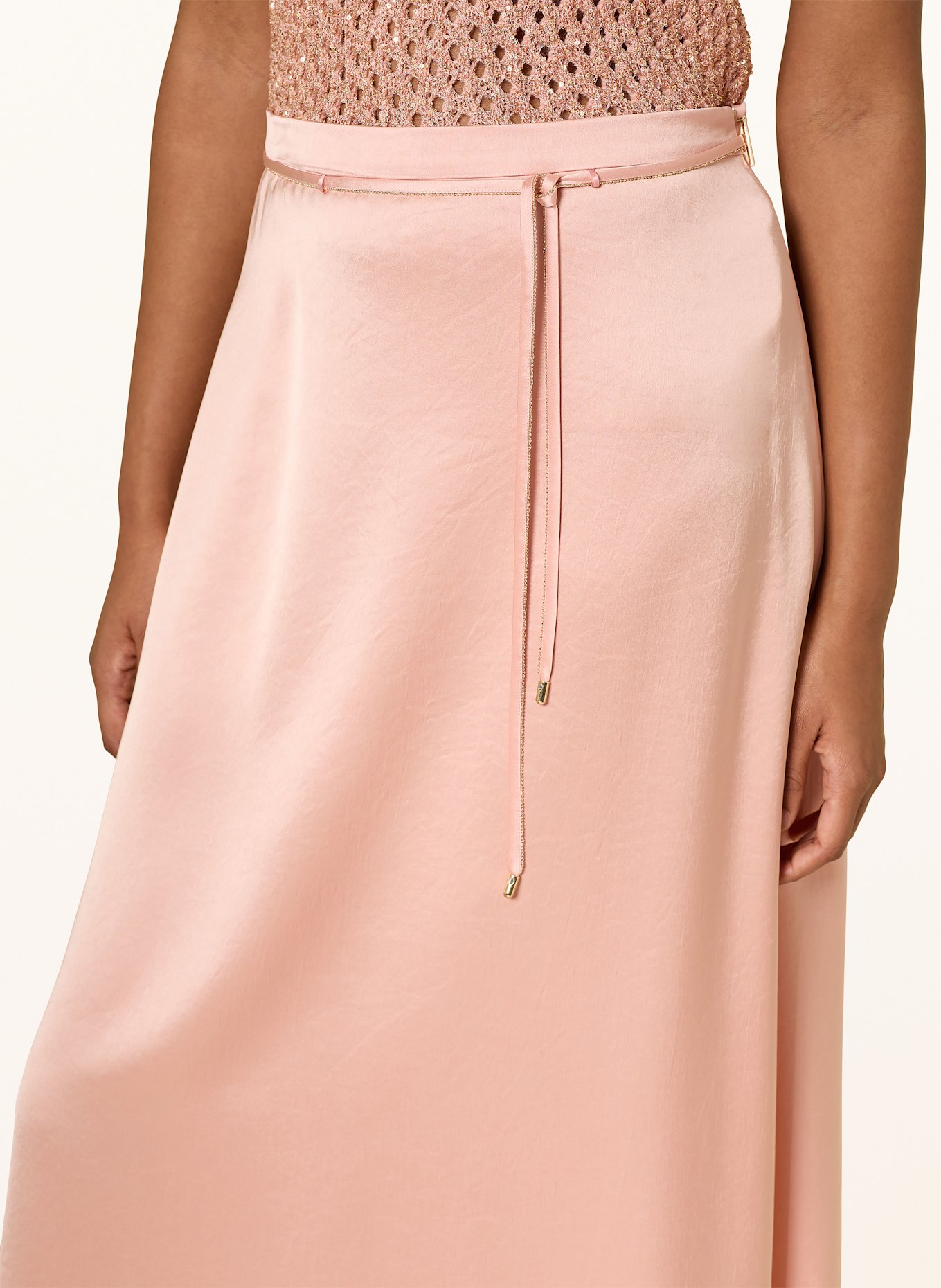 MARC CAIN Satinrock: 217 peach beige