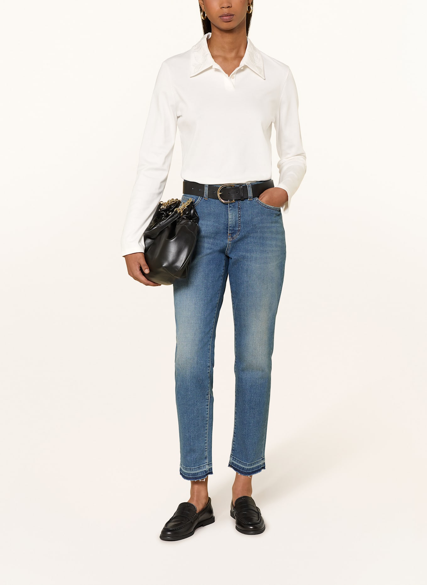 MARC CAIN Jersey-Poloshirt: 110 off