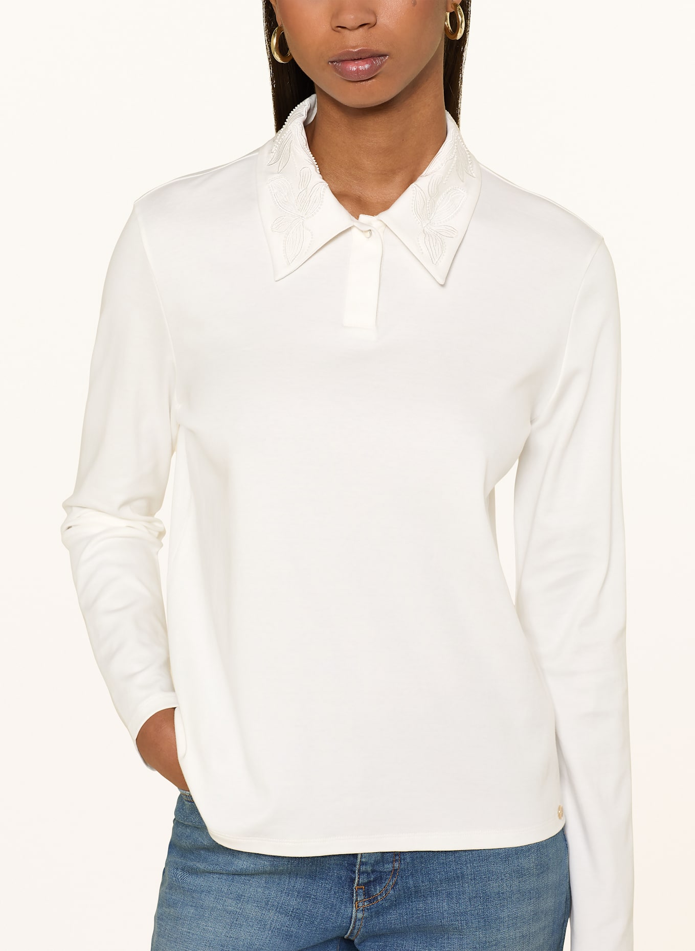 MARC CAIN Jersey-Poloshirt: 110 off