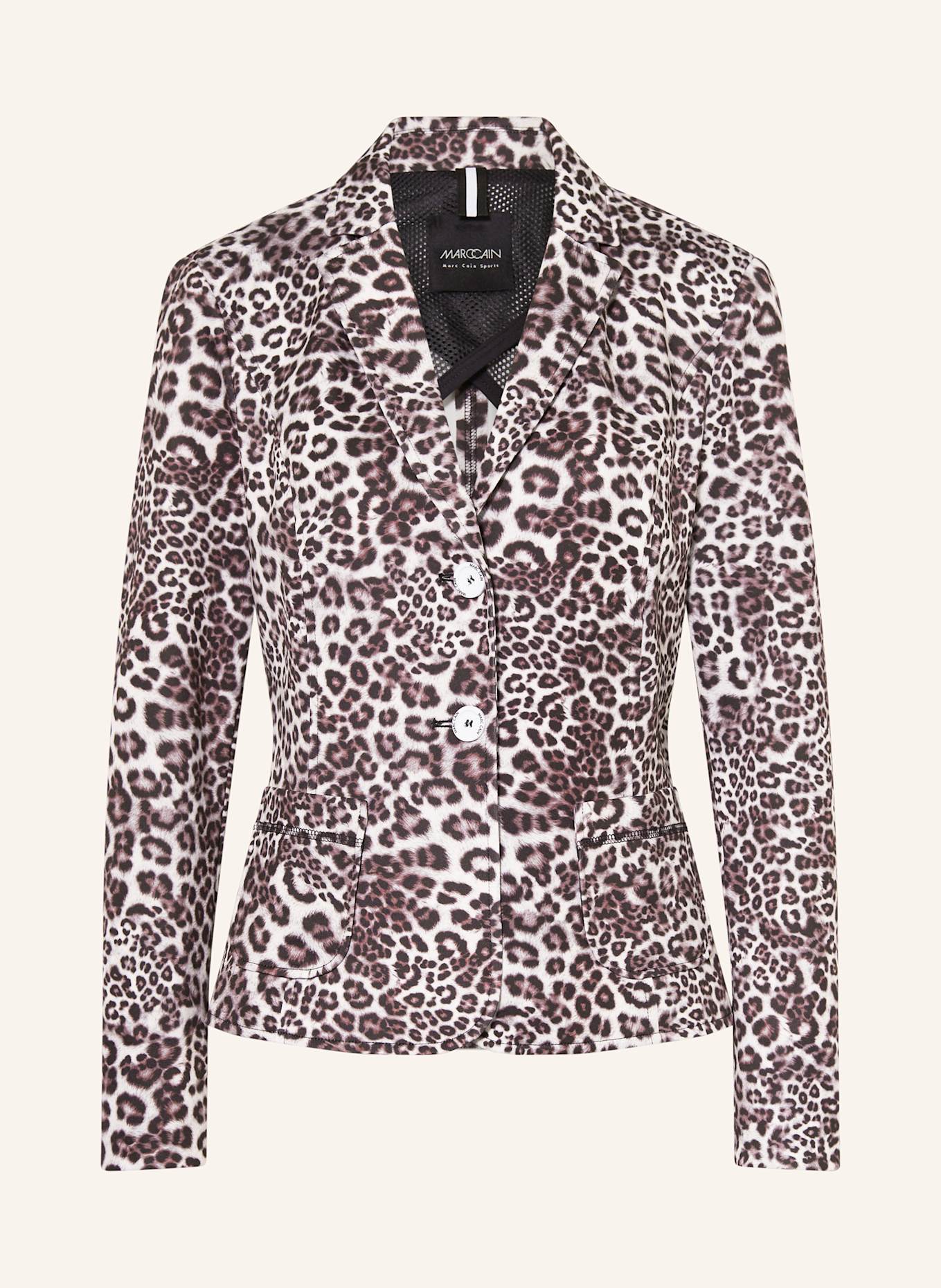 MARC CAIN Blezer LEO: KREMOWY / JASNOFIOLETOWY / CZARNY