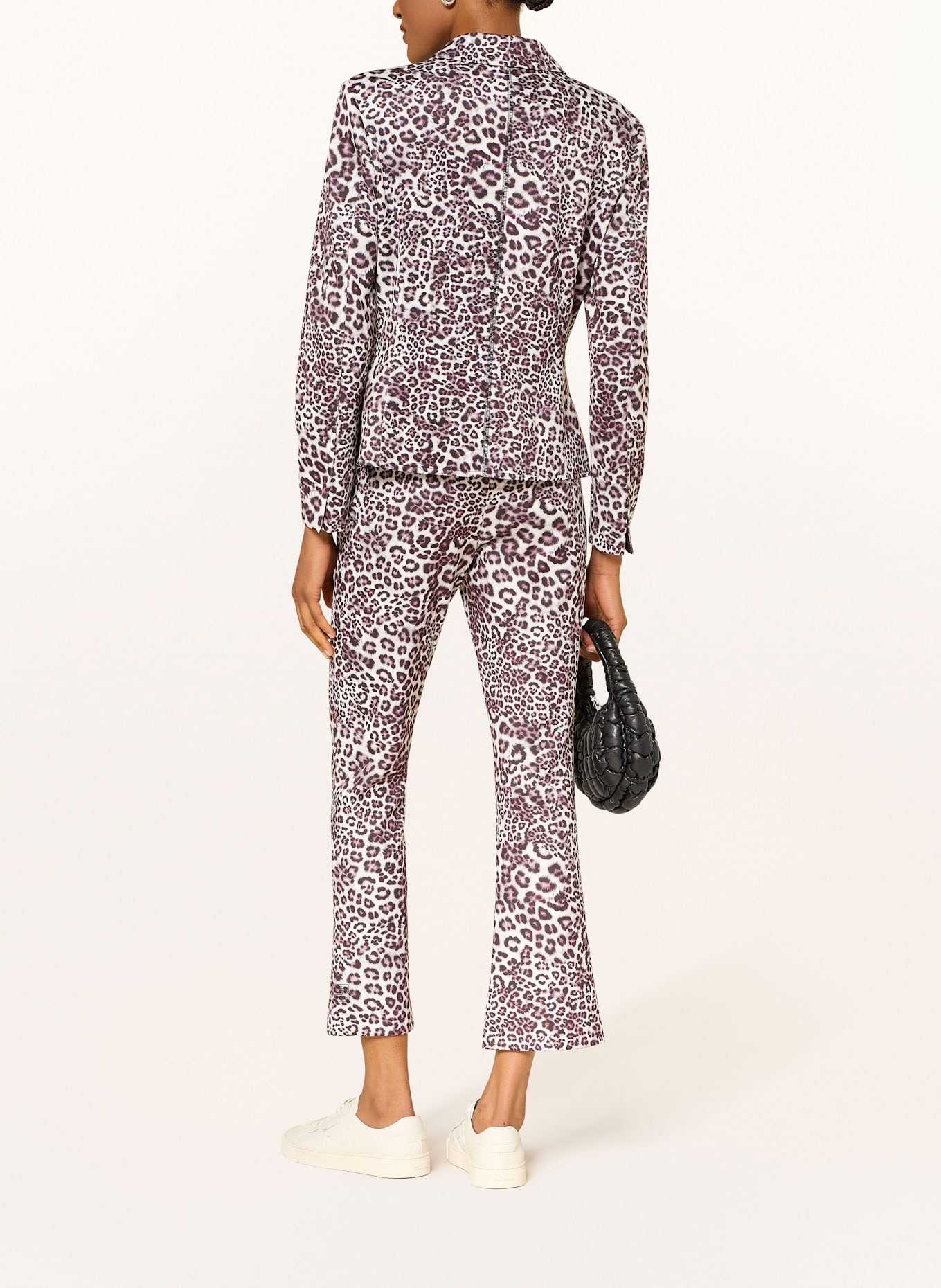 MARC CAIN Blezer LEO: KREMOWY / JASNOFIOLETOWY / CZARNY