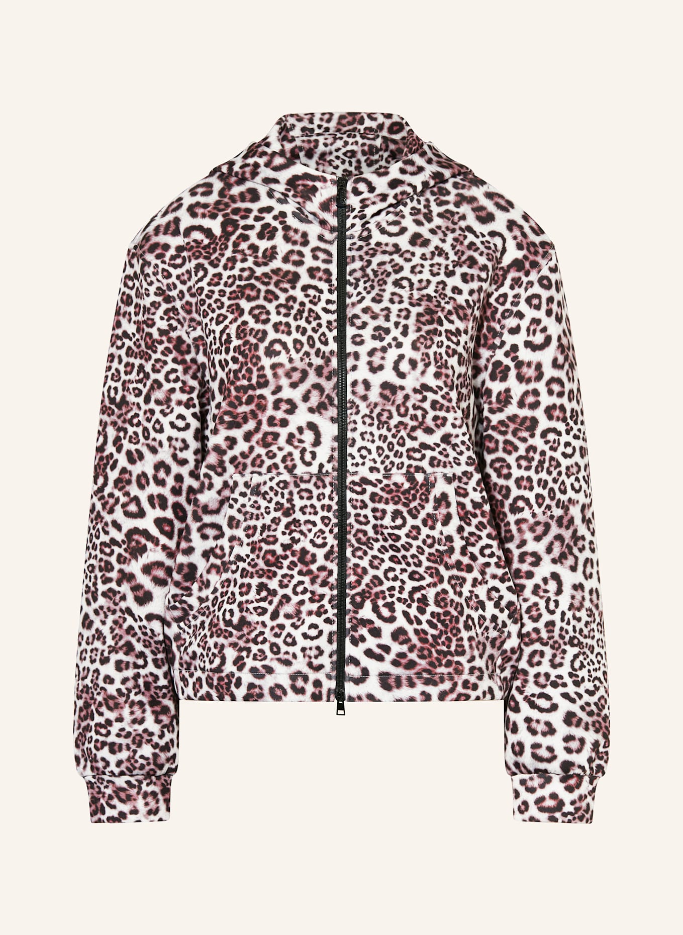 MARC CAIN Bluza rozpinana: KREMOWY / JASNOFIOLETOWY / CZARNY