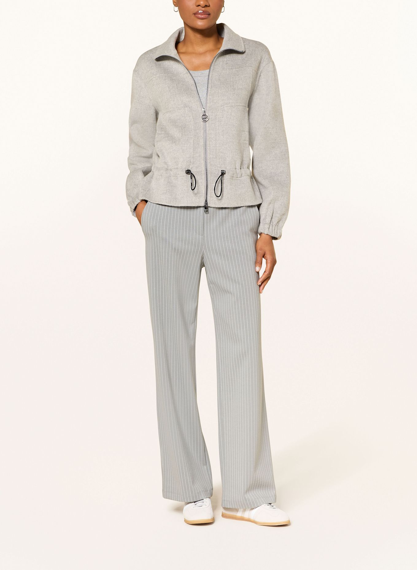 MARC CAIN Jacke: HELLGRAU