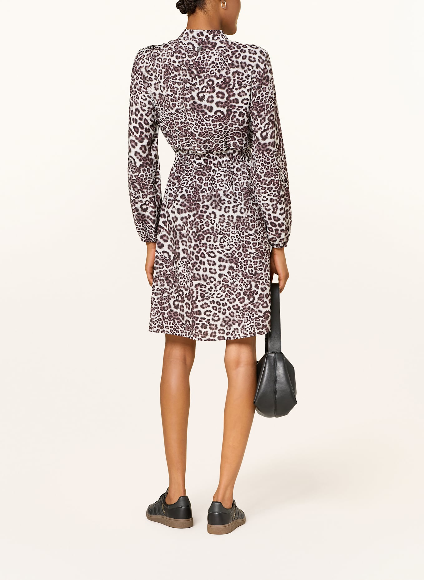 MARC CAIN Sukienka: BIAŁY / CZARNY / BRĄZOWY