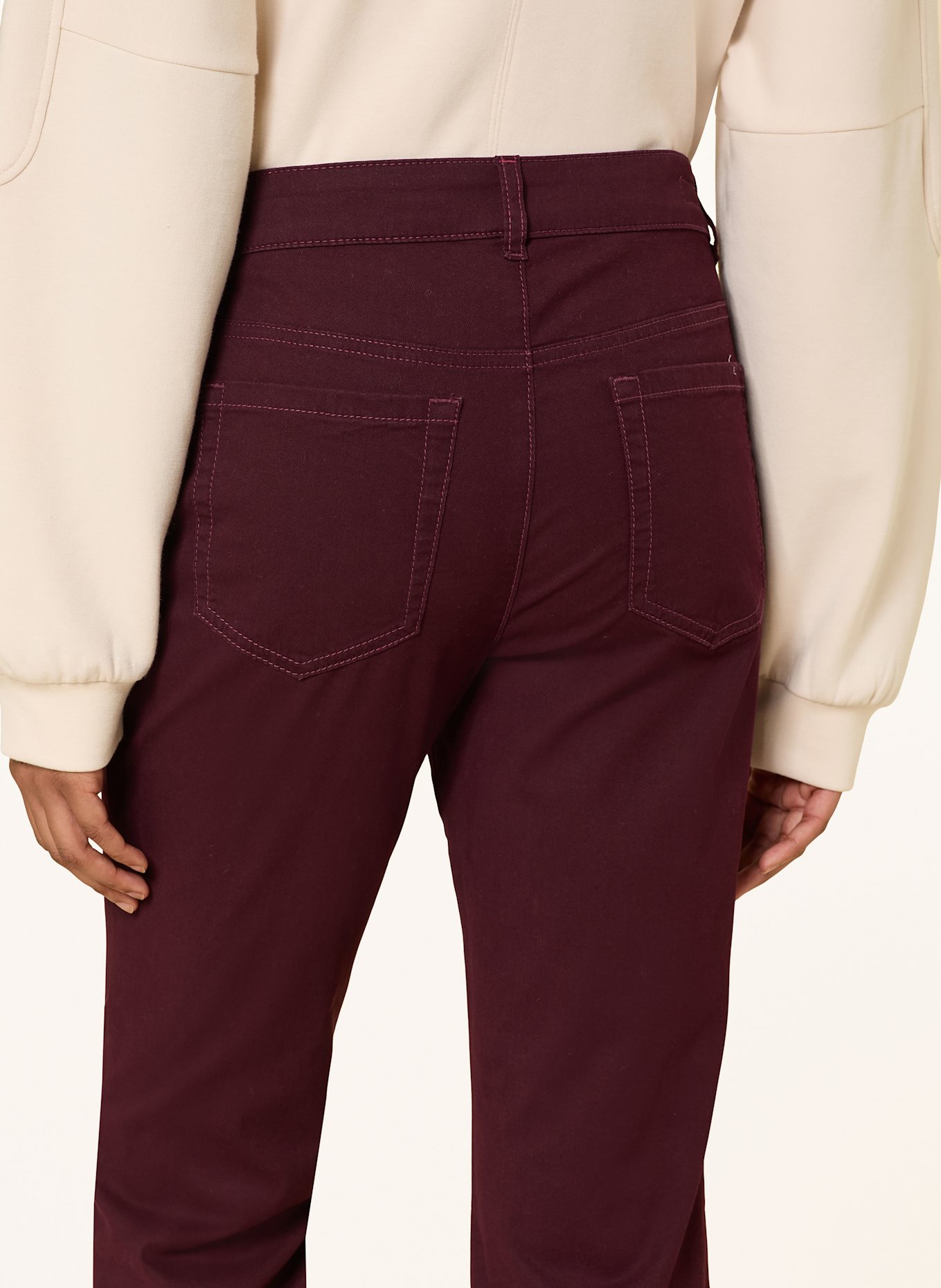 MARC CAIN Hose FORLI BW: 295 aubergine