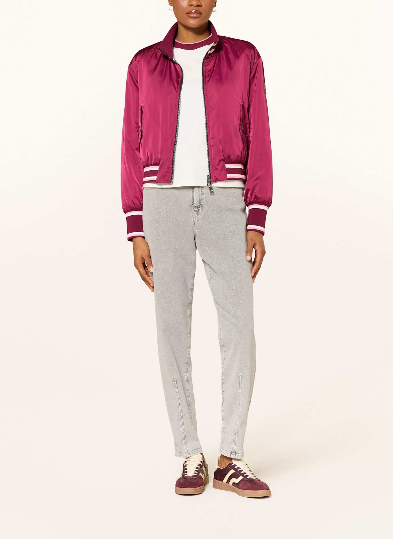 MARC CAIN Straight Jeans FEURA: HELLGRAU