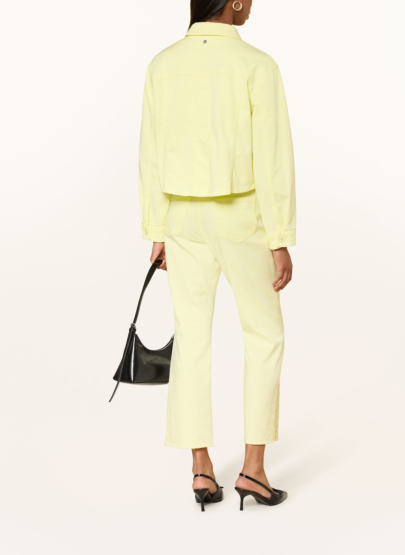 MARC CAIN Kurtka jeansowa: JASNOŻÓŁTY