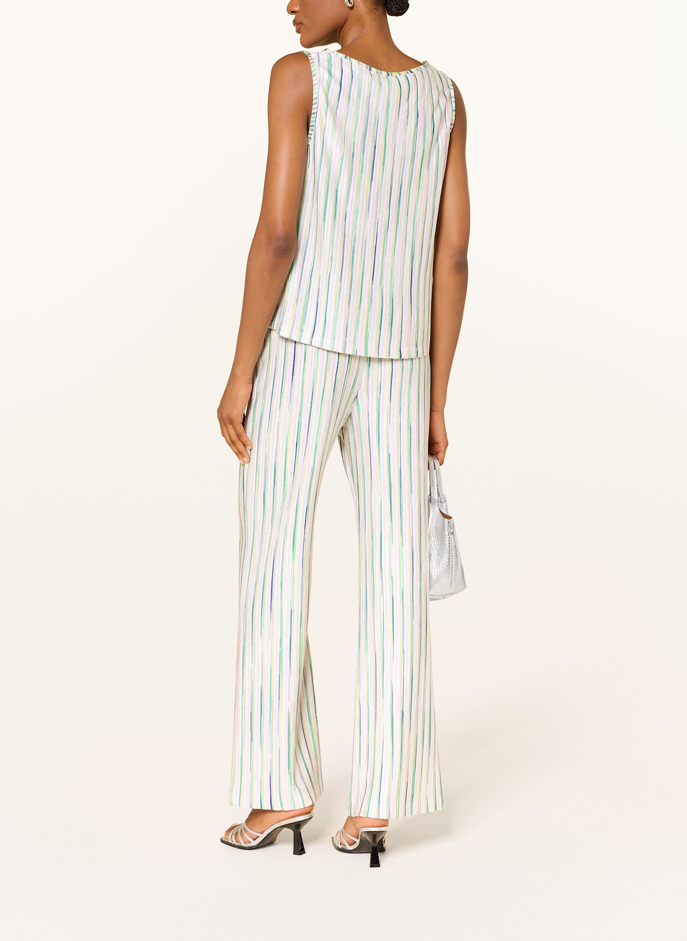 MARC CAIN Strickhose mit Glitzergarn: 255 pink tulle