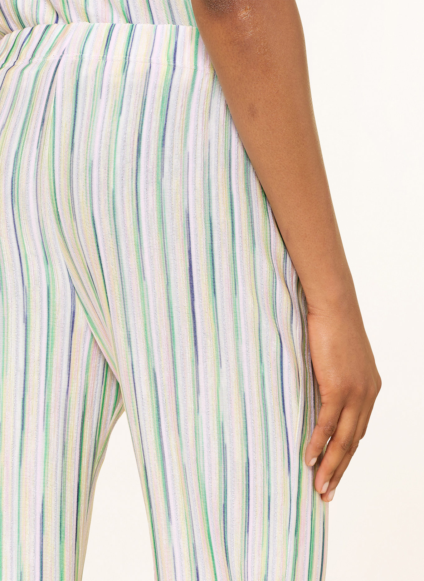 MARC CAIN Strickhose mit Glitzergarn: 255 pink tulle