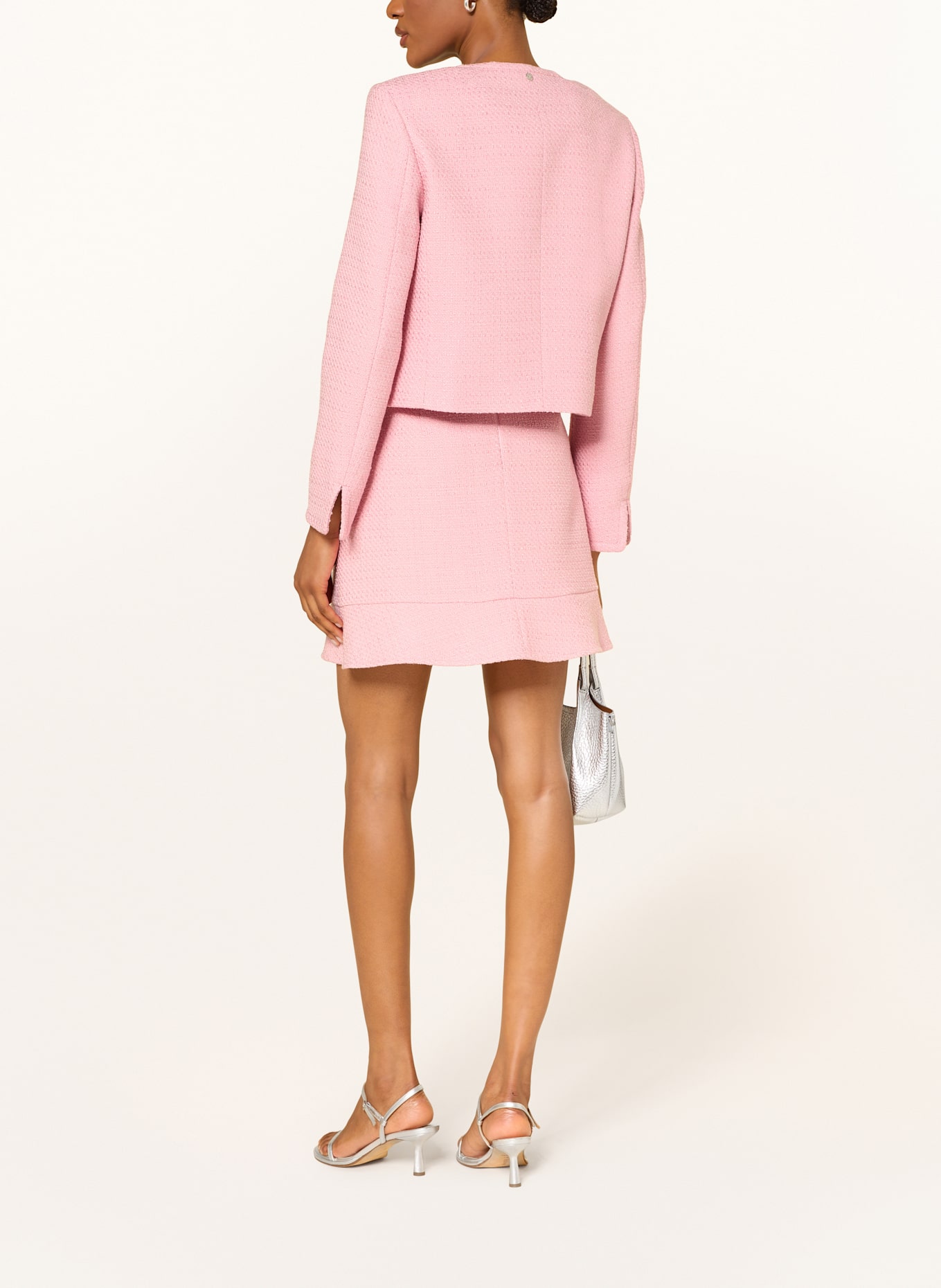 MARC CAIN Tweed-Rock: 255 pink tulle