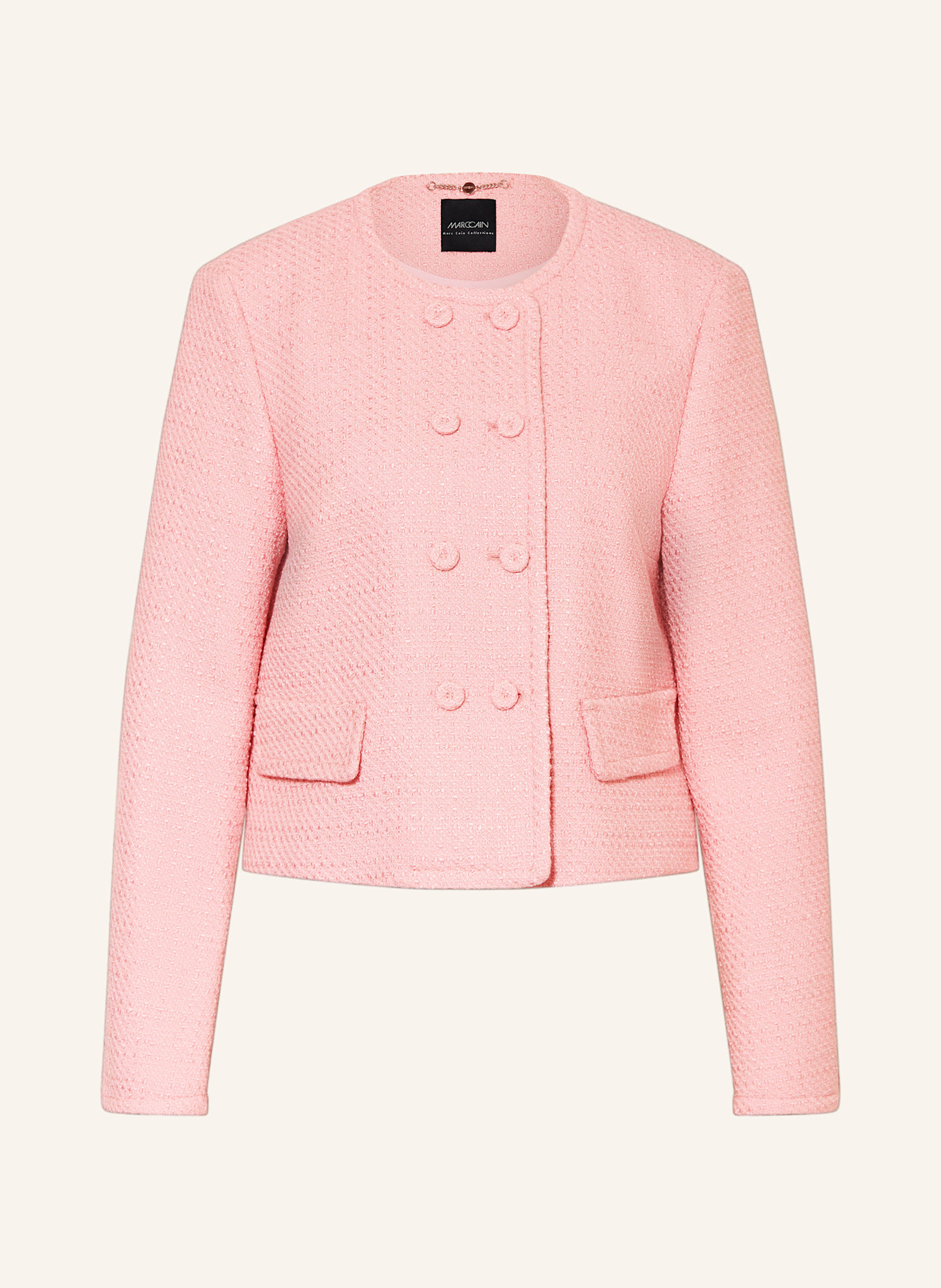 MARC CAIN Tweed-Jacke: 255 pink tulle