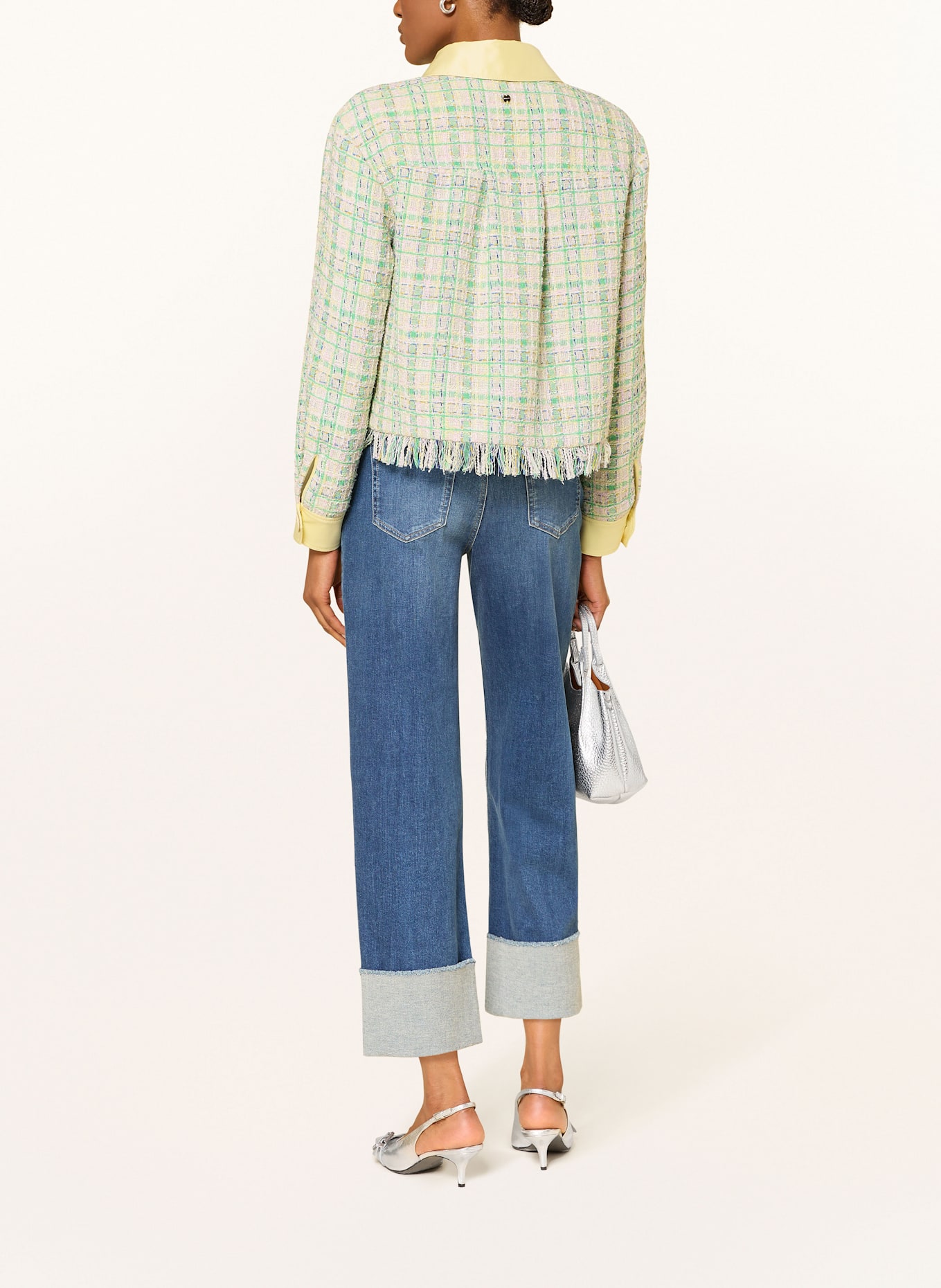 MARC CAIN Tweed-Jacke: 255 pink tulle