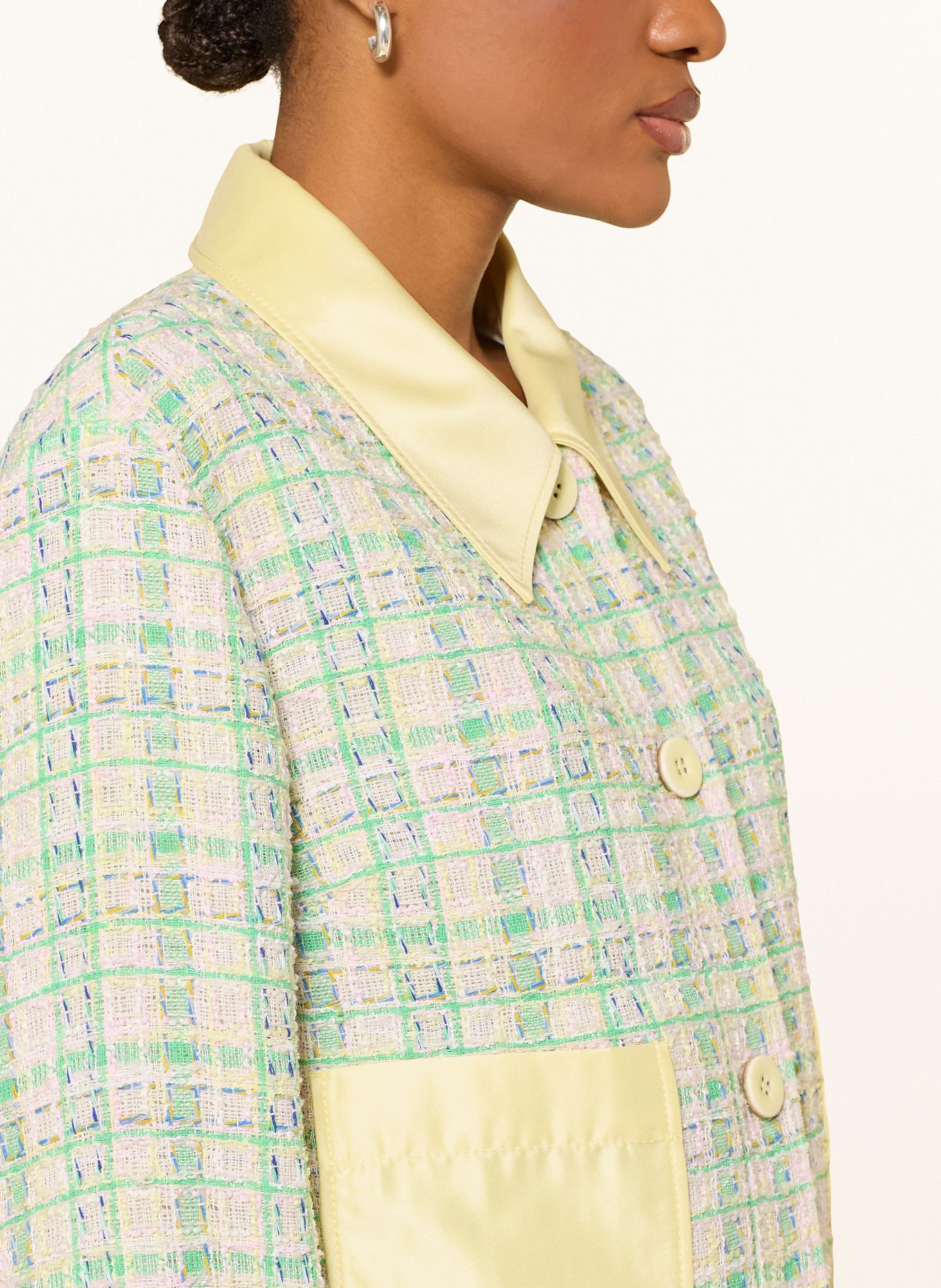 MARC CAIN Tweed-Jacke: 255 pink tulle