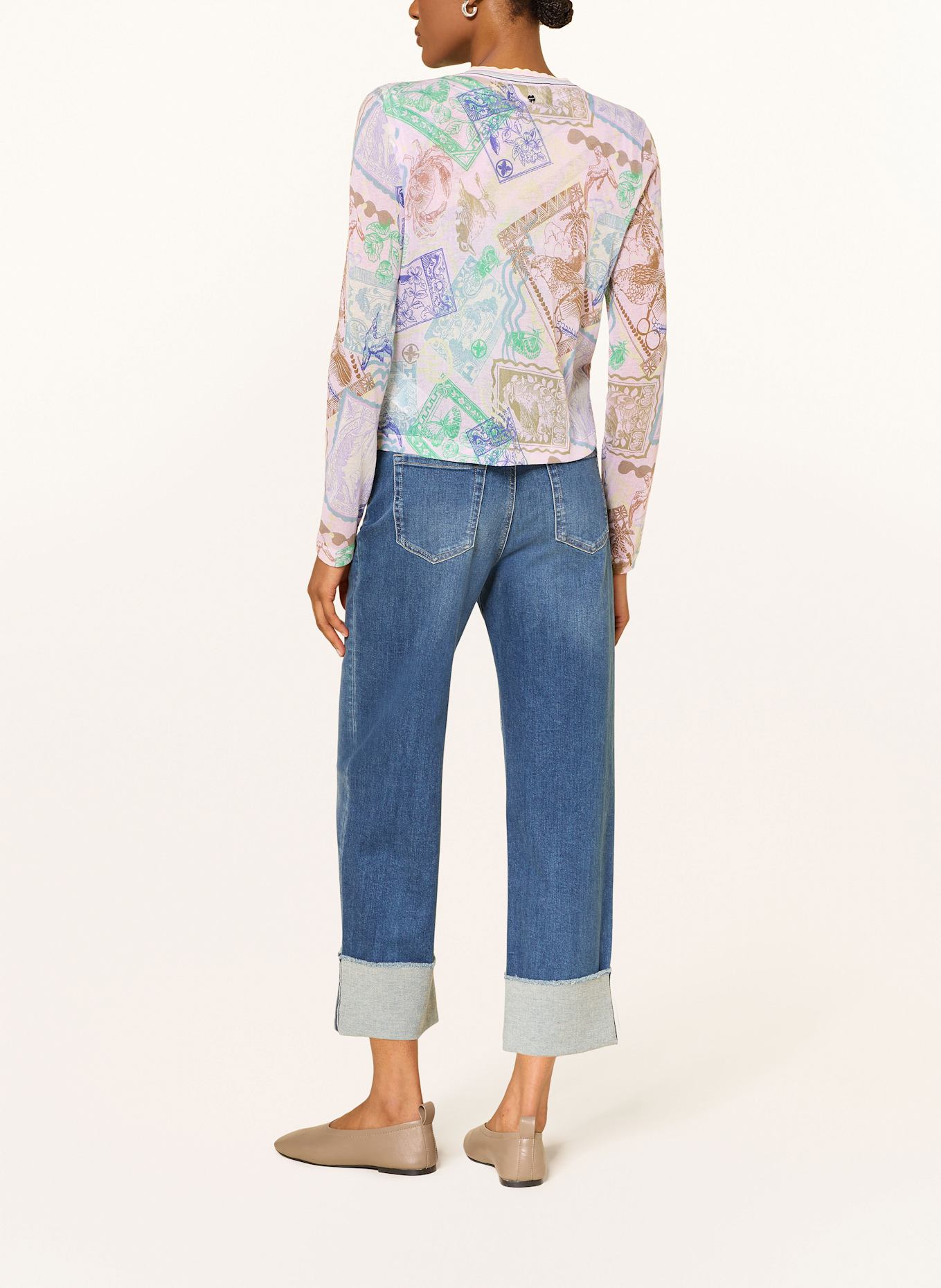 MARC CAIN Strickjacke: 255 pink tulle