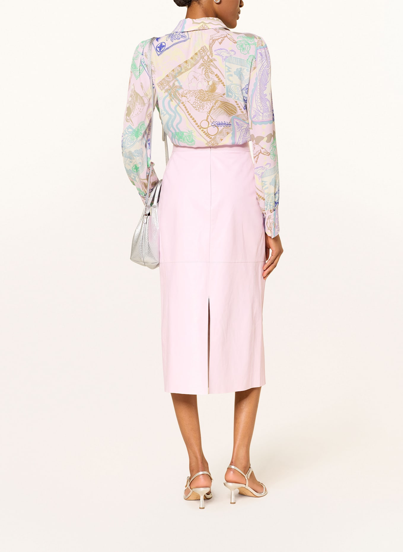 MARC CAIN Hemdbluse mit Seide: 255 pink tulle