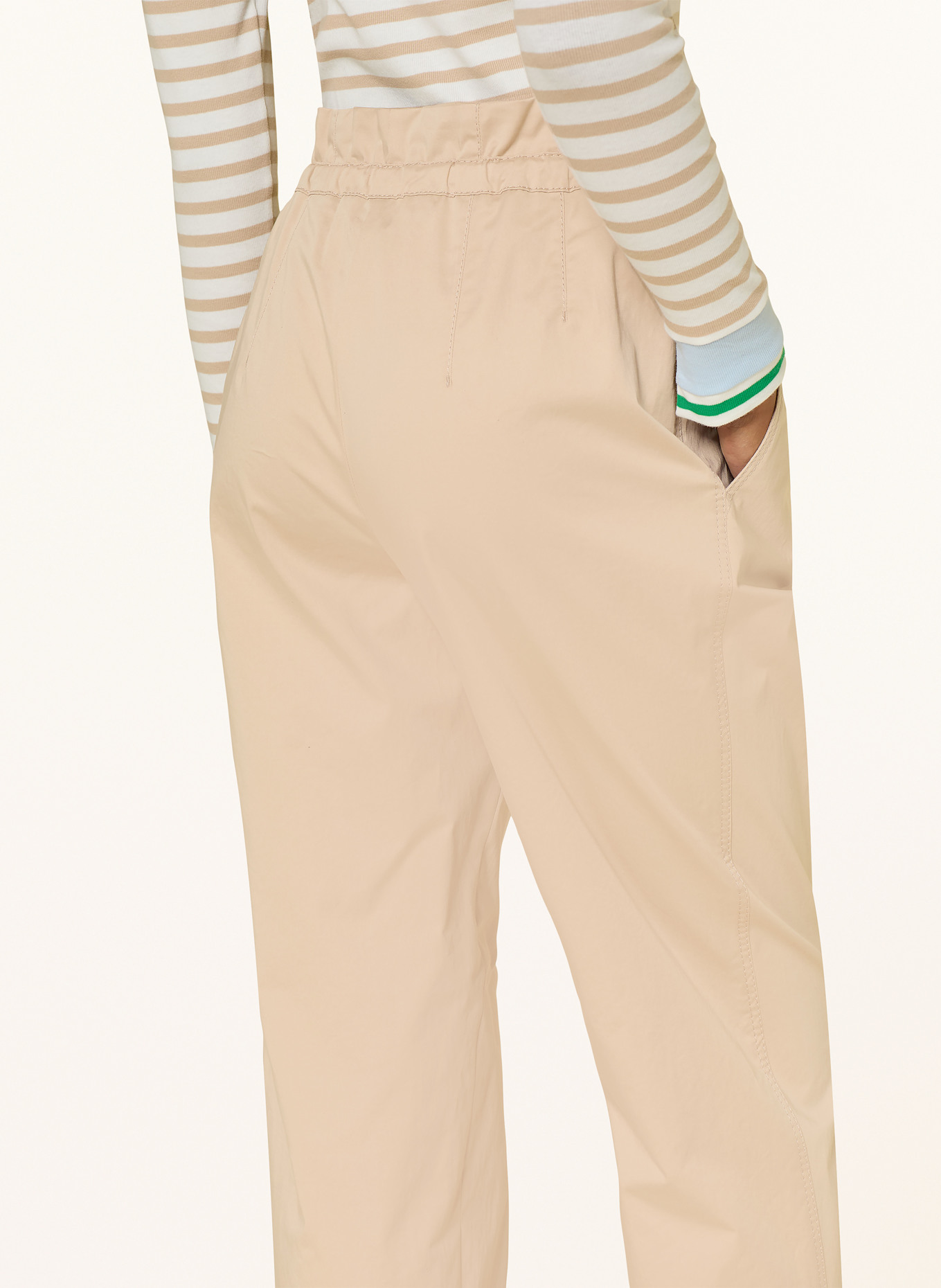 MARC CAIN Kalhoty FAQUS: 610 light stone