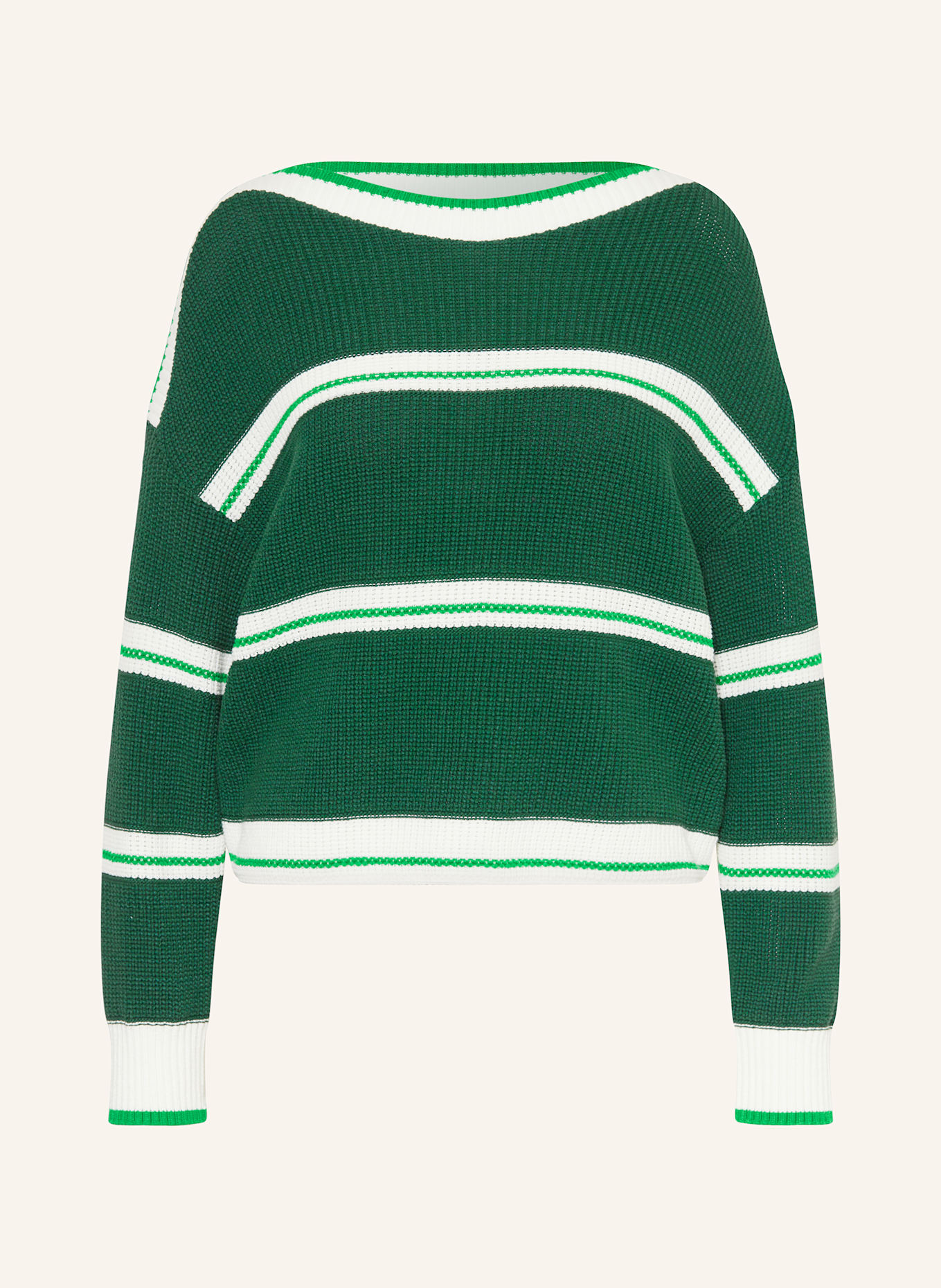 MARC CAIN Pullover: 556 dark jade green