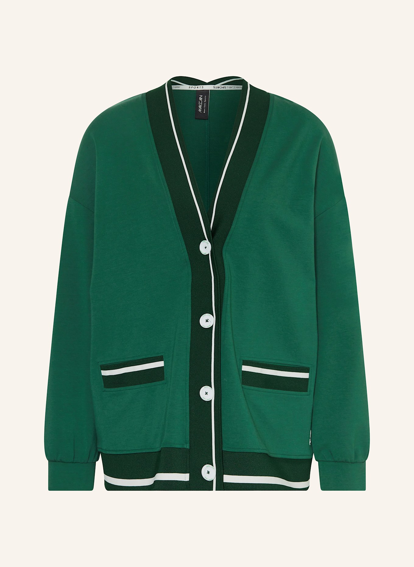 MARC CAIN Mikinová bunda: 556 dark jade green