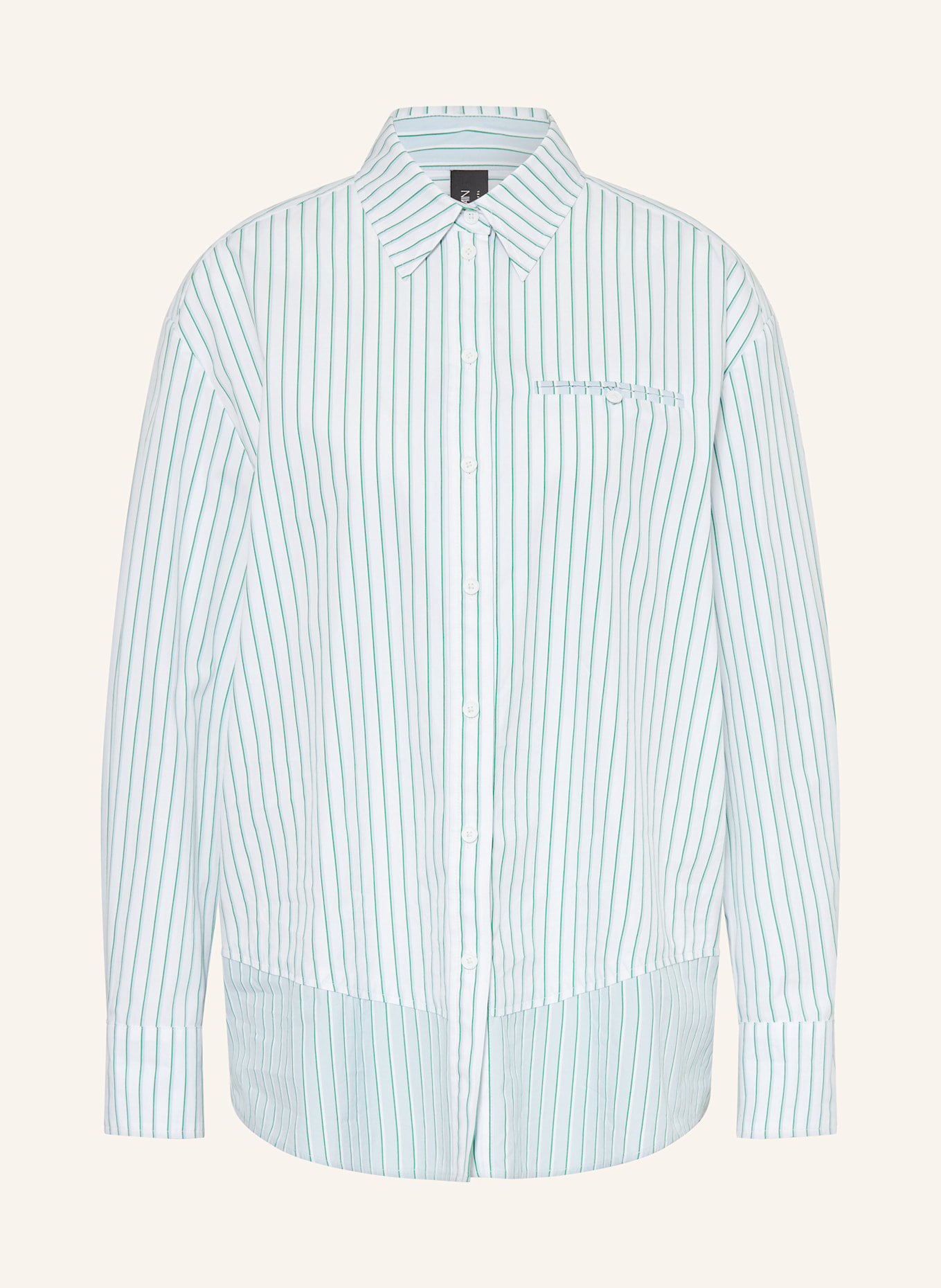 MARC CAIN Shirt blouse: 554 bright emerald new