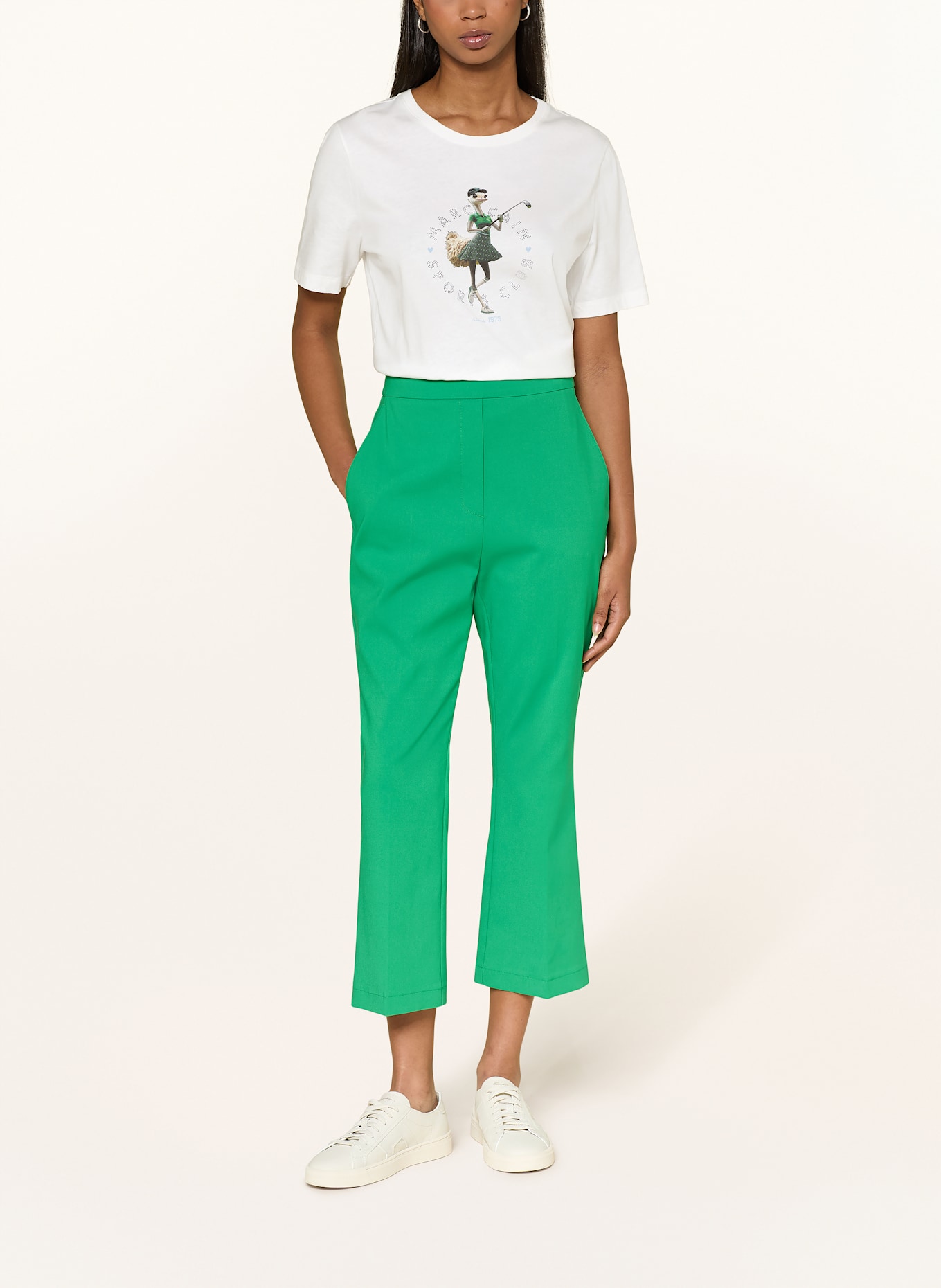 MARC CAIN T-Shirt mit Schmucksteinen: 110 off