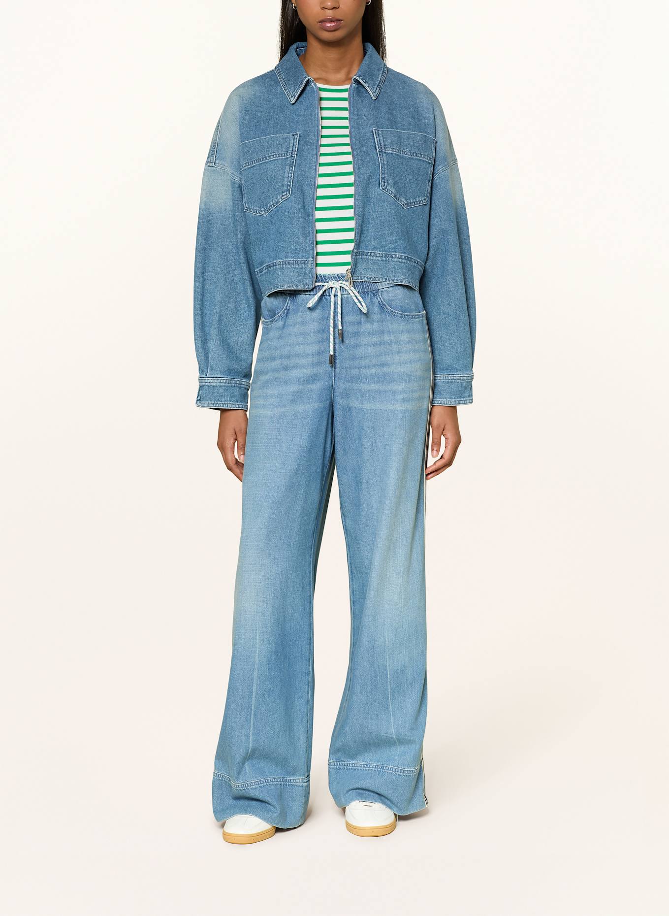 MARC CAIN Denim jacket: 353 blue denim