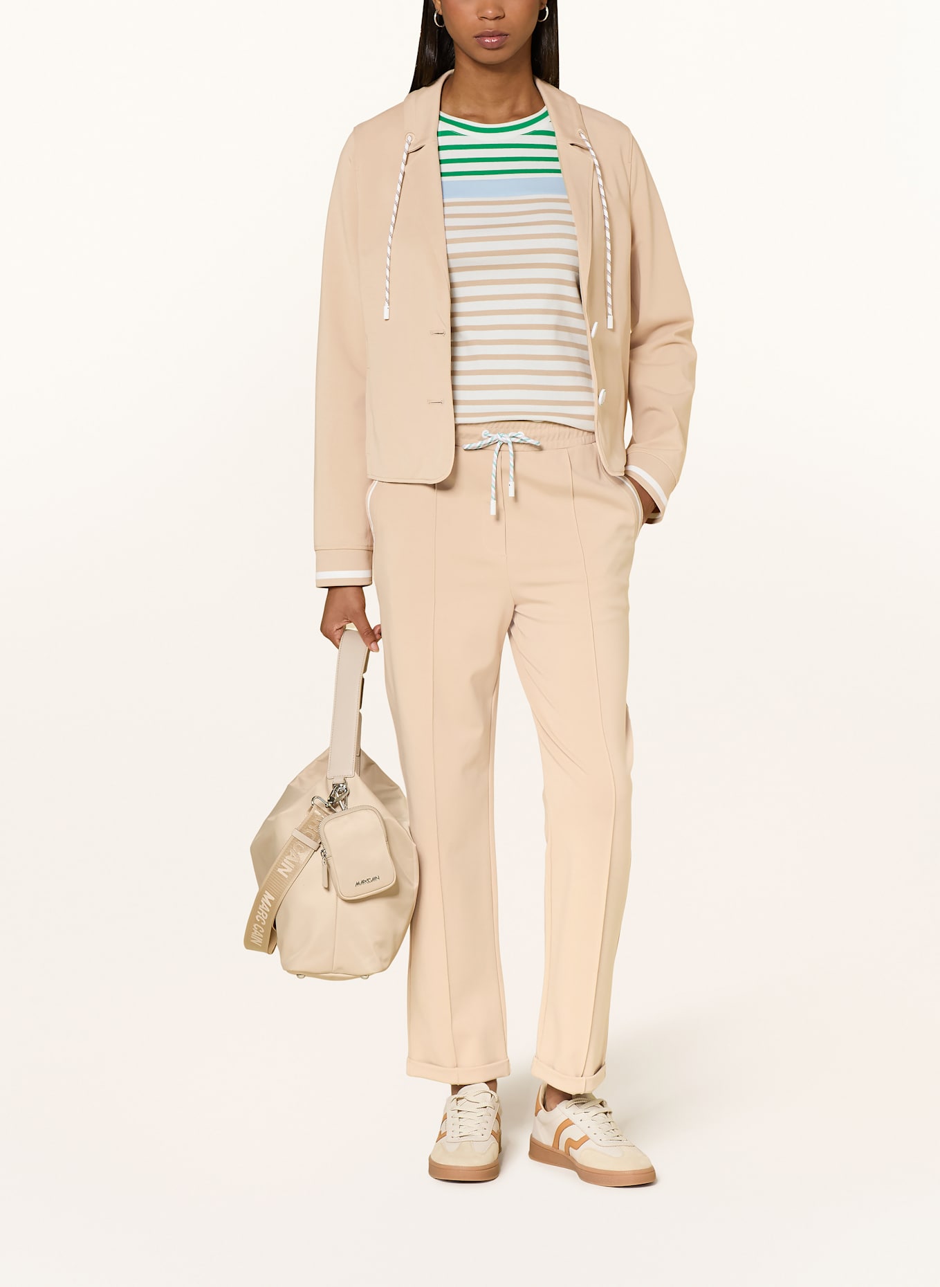 MARC CAIN 7/8-Hose FRIA: 610 light stone