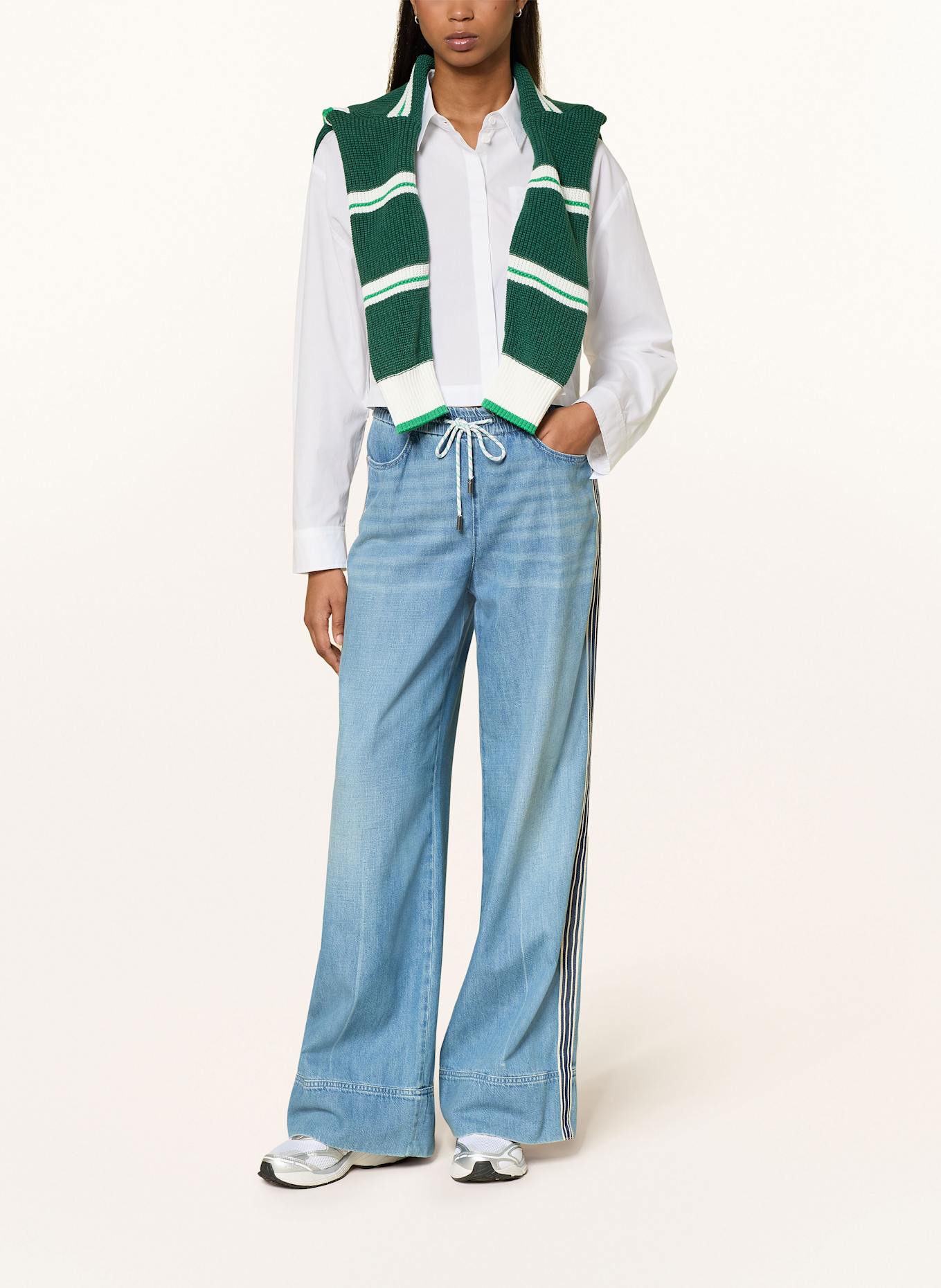 MARC CAIN Hemdbluse: WEISS