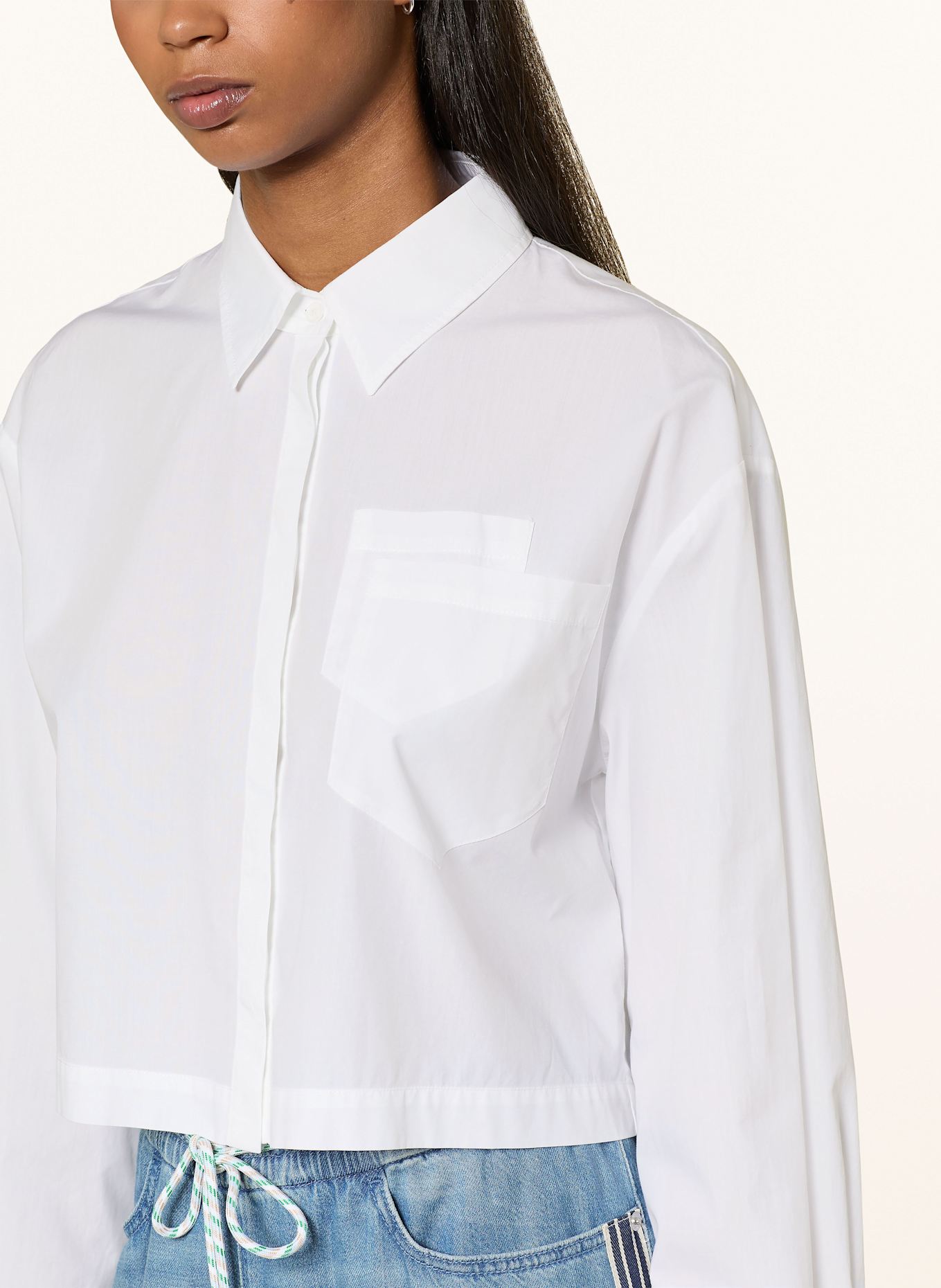 MARC CAIN Hemdbluse: WEISS