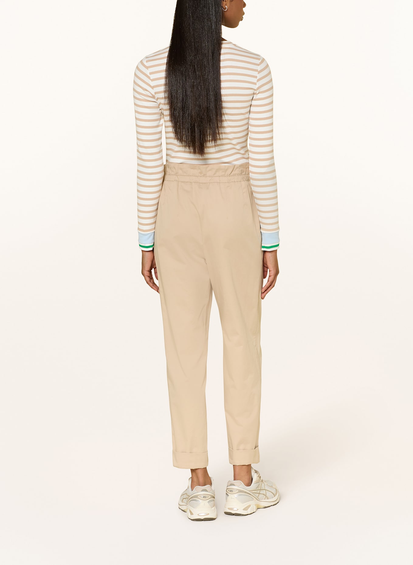 MARC CAIN Tričko s dlouhým rukávem: 610 light stone