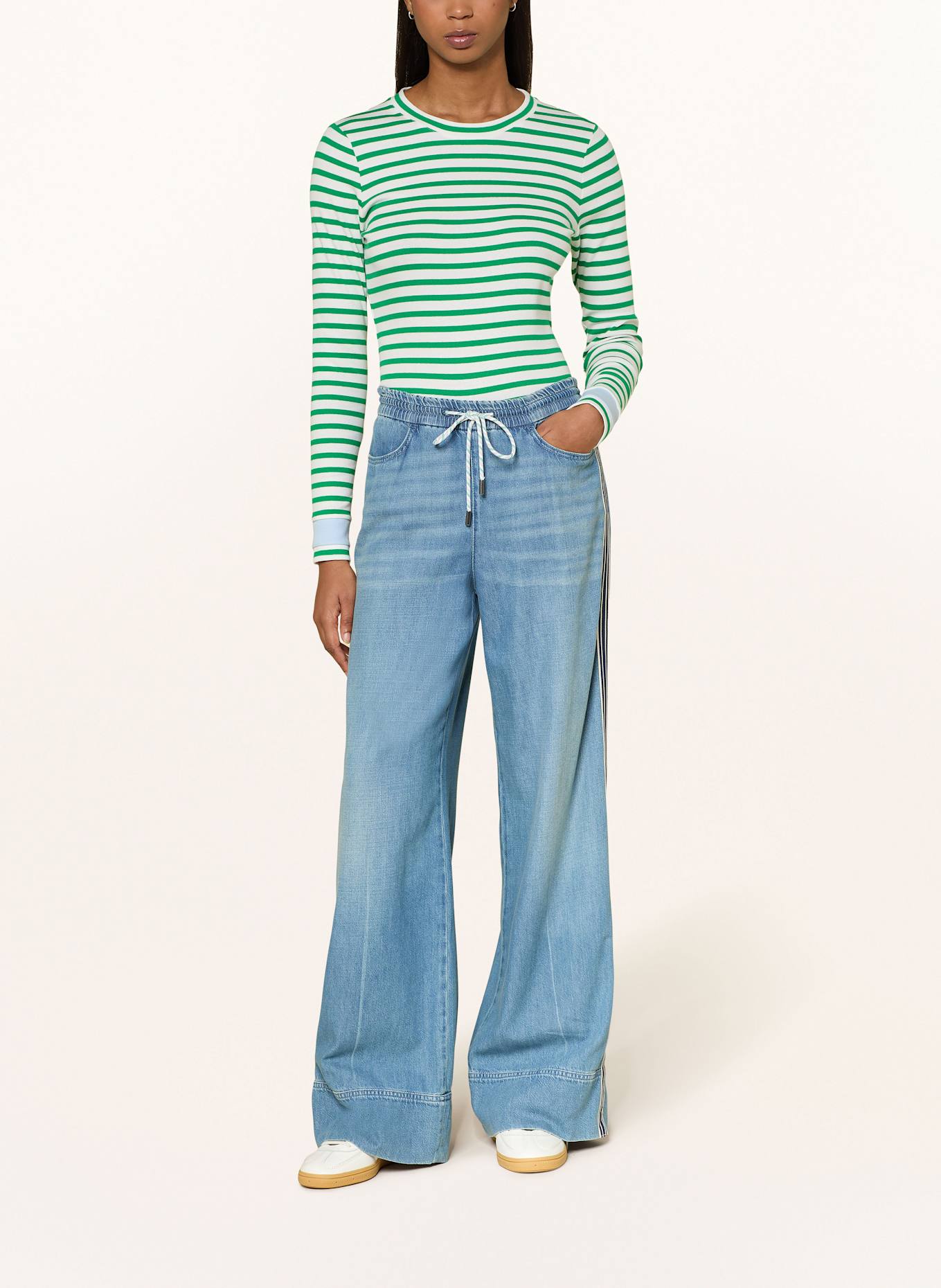 MARC CAIN Longsleeve: 554 bright emerald new