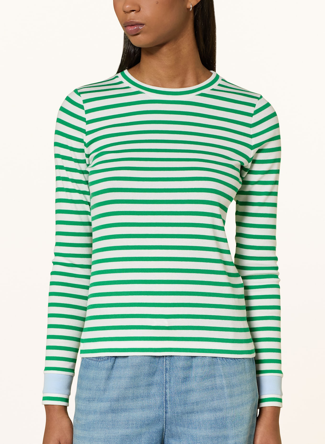 MARC CAIN Longsleeve: 554 bright emerald new