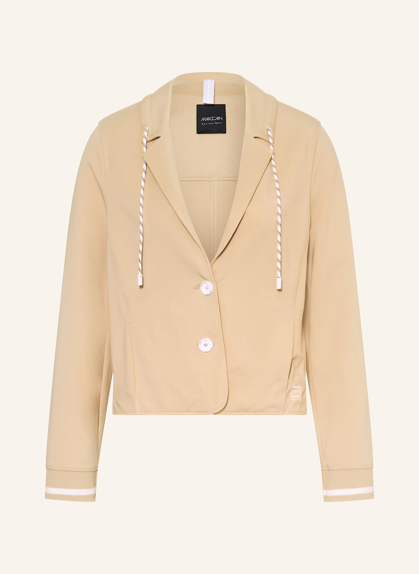 MARC CAIN Jerseyblazer: 610 light stone