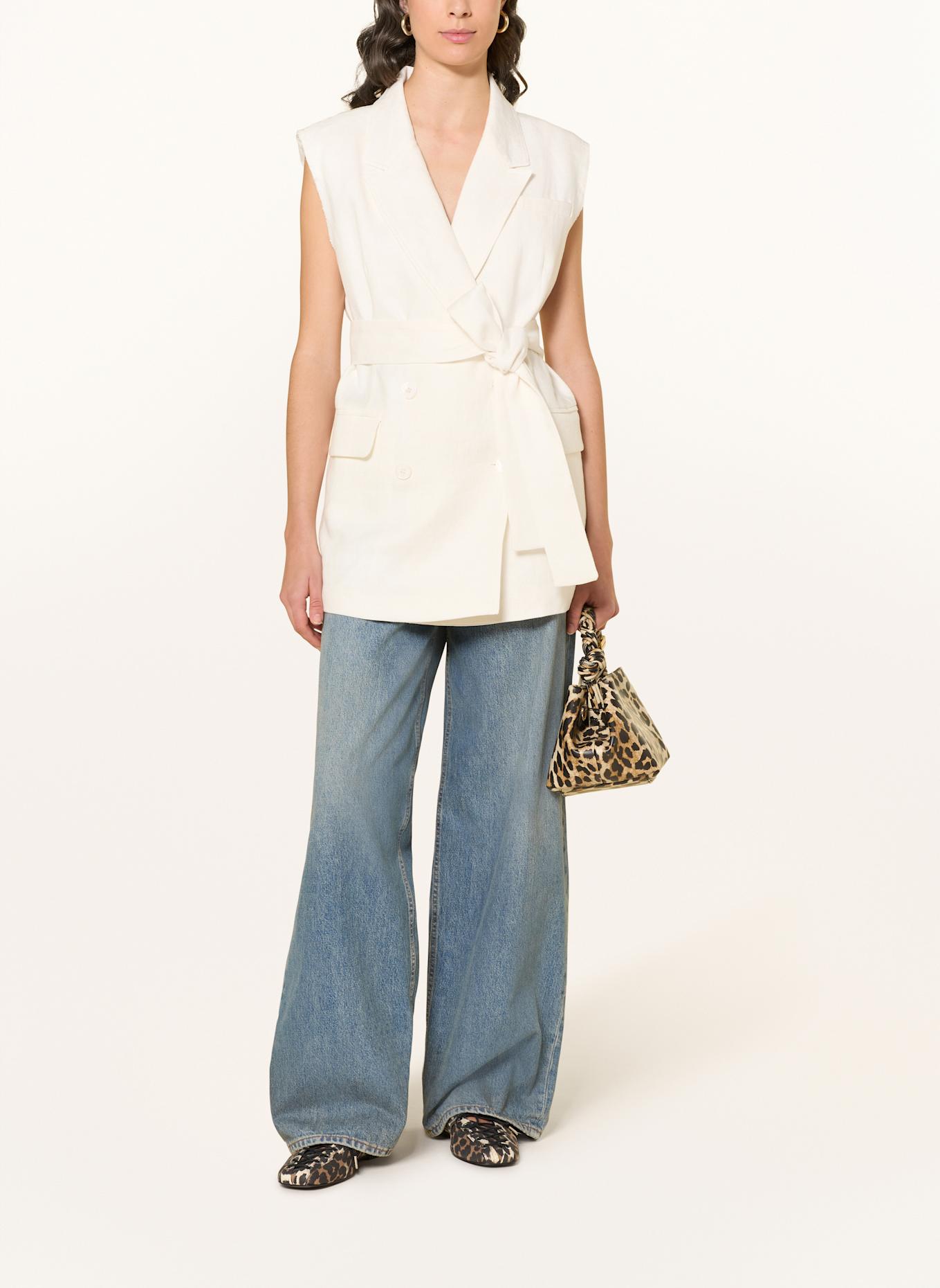 MRS & HUGS Blejzrová vesta: BÍLÁ