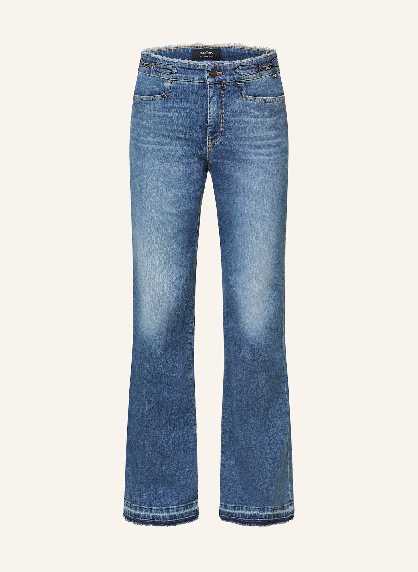 MARC CAIN Wide Leg Jeans FAID: 353 blue denim