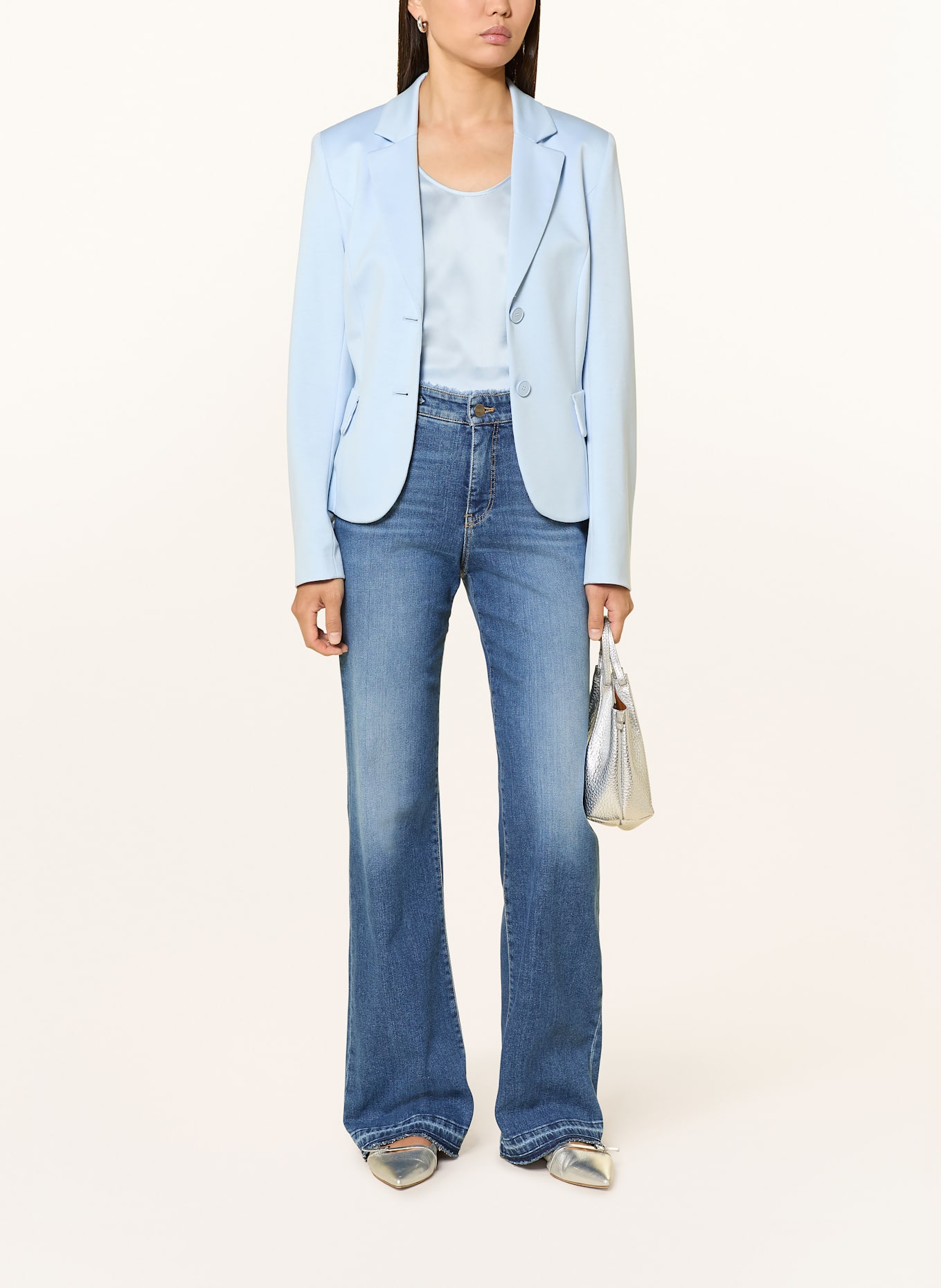 MARC CAIN Wide Leg Jeans FAID: 353 blue denim